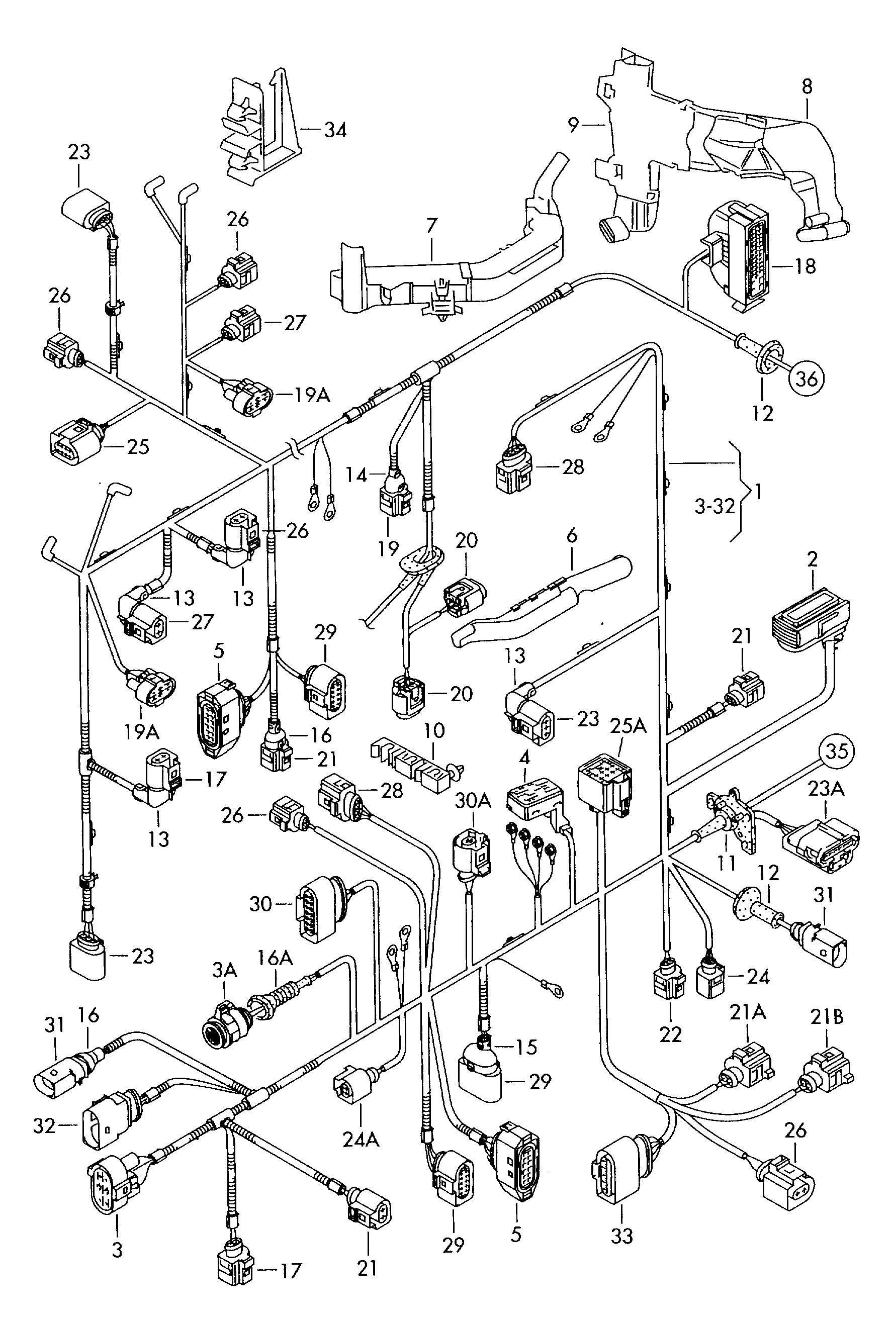 VAG 1 J0 973 824 - Kontaktspraudņa korpuss ps1.lv