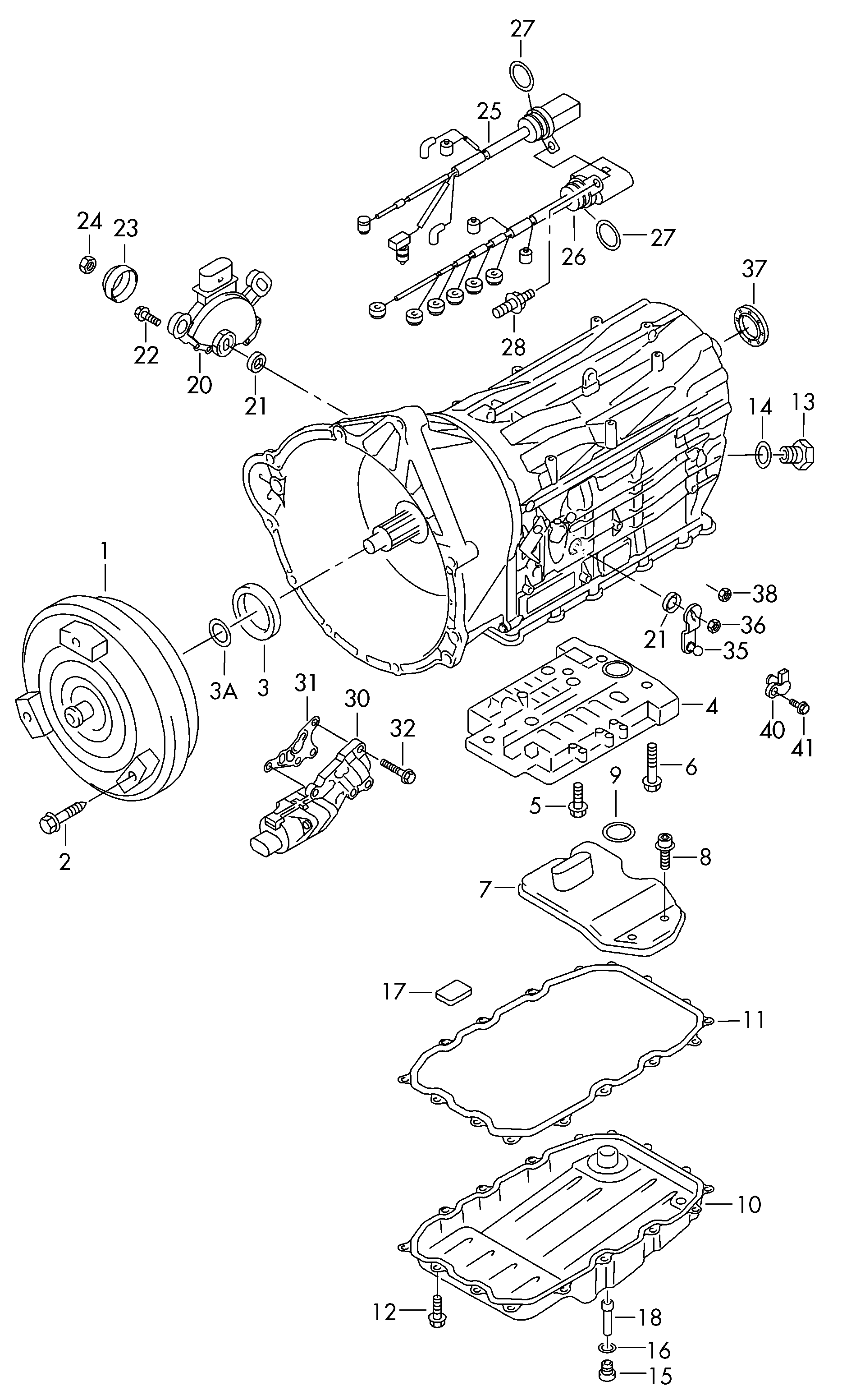 Skoda WHT005510 - Skrūve, Automātiskās pārnesumkārbas eļļas vācele ps1.lv