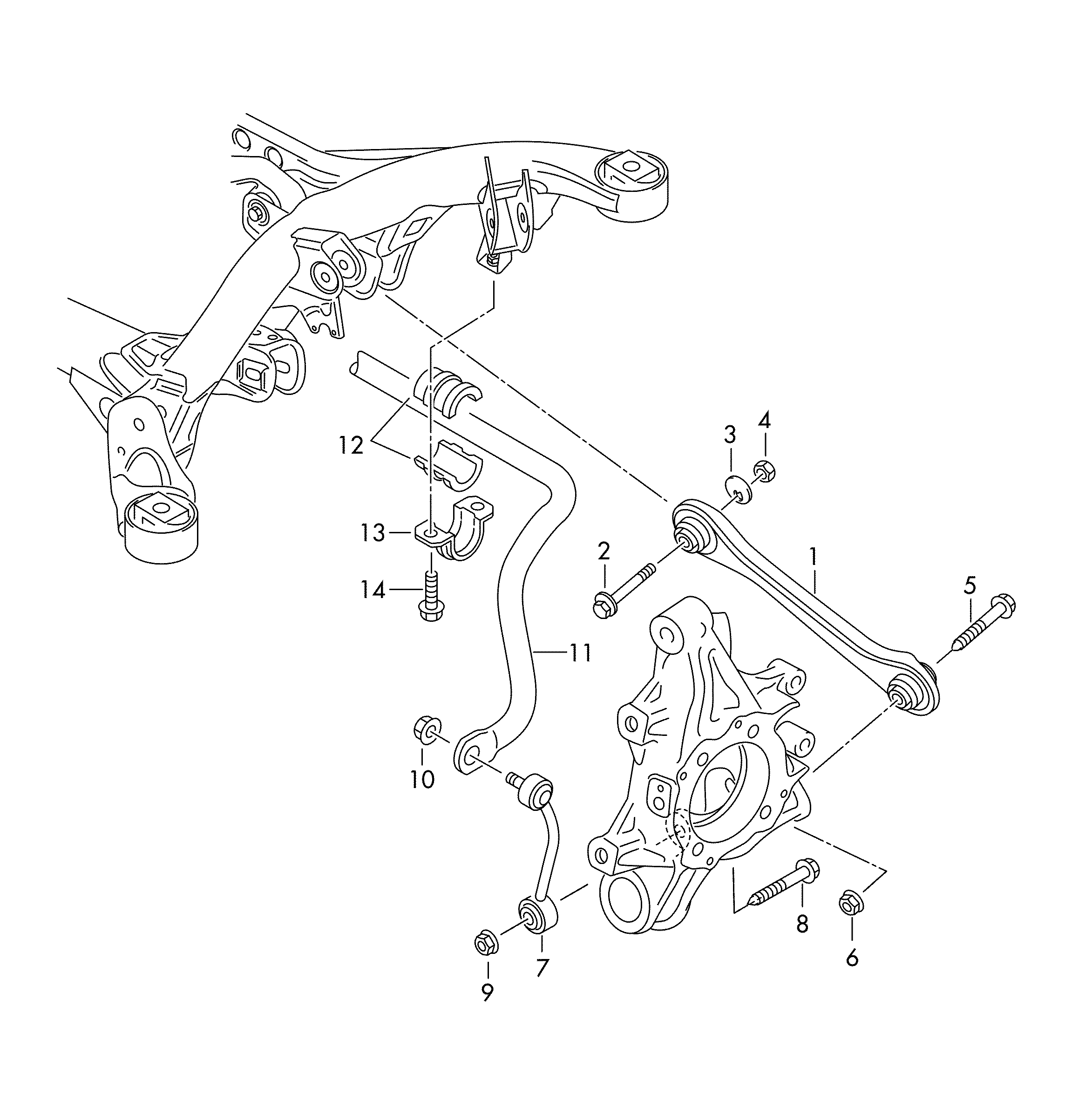 AUDI 7P0 501 529 - Stiepnis / Atsaite, Riteņa piekare ps1.lv