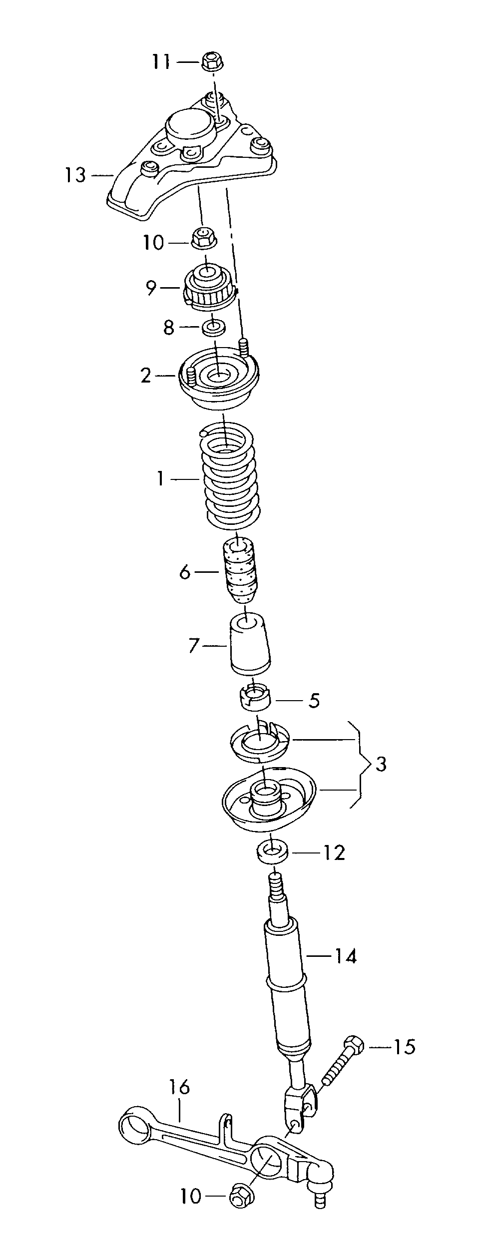 VW 4D0412369A - Amortizatora statnes balsts ps1.lv