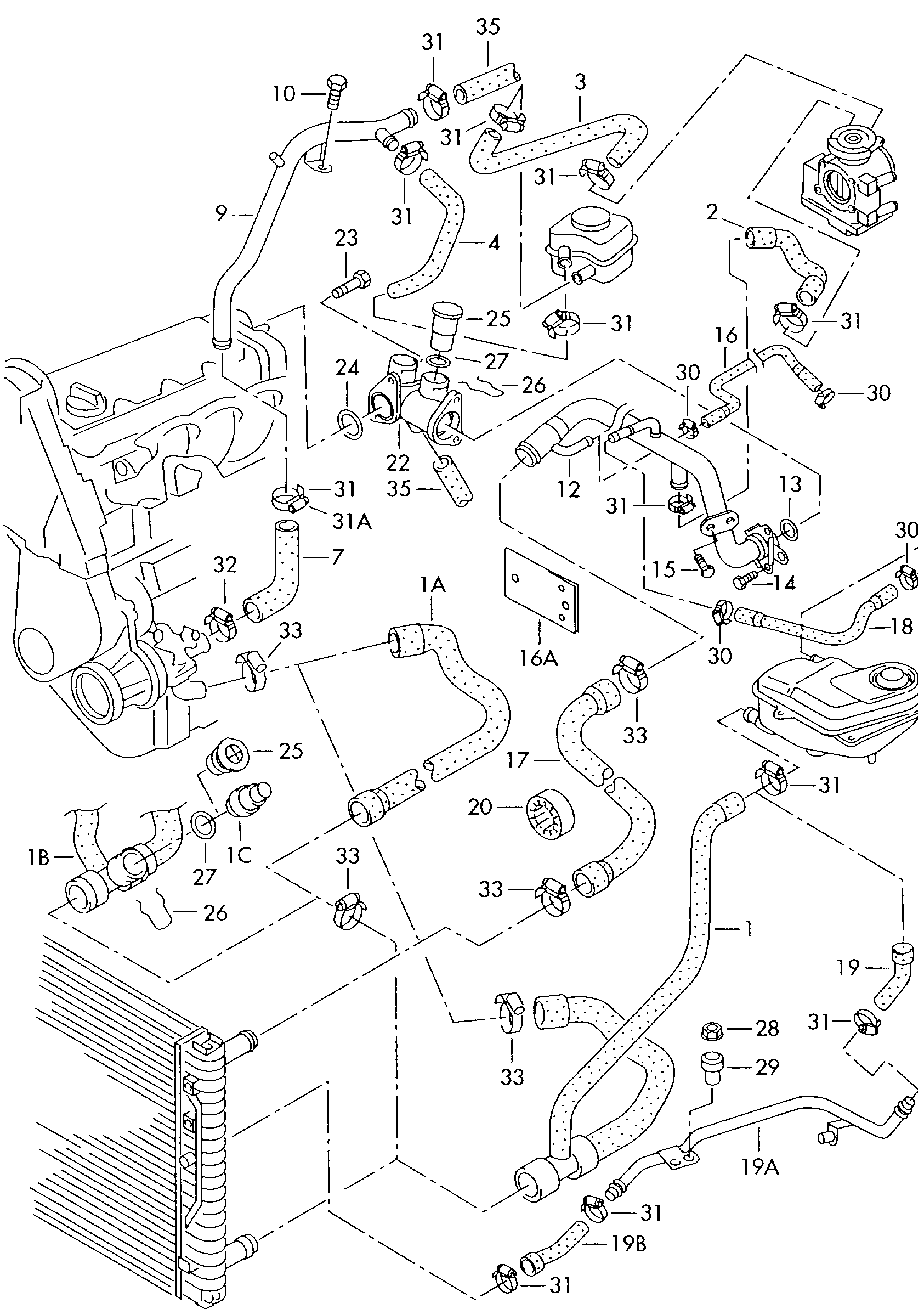 Seat N 903 653 02 - Dzesēšanas šķidruma caurule ps1.lv