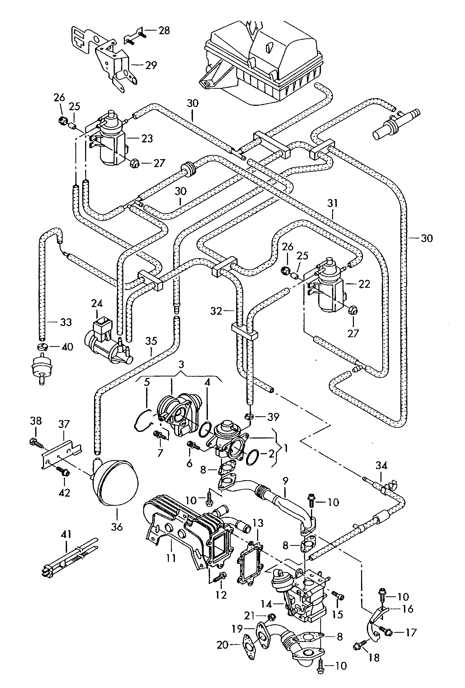 VAG 038131501AN - Izpl. gāzu recirkulācijas vārsts ps1.lv