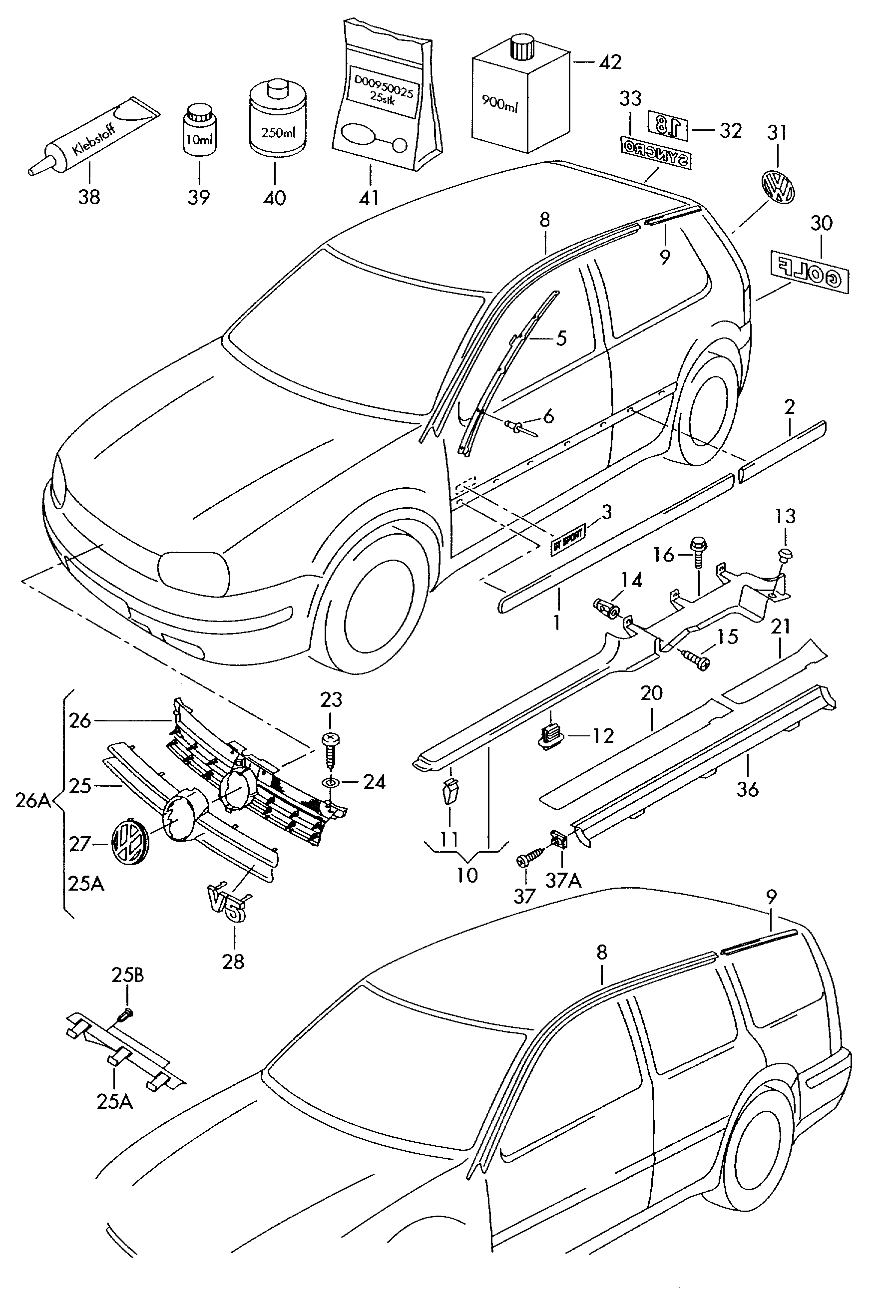 VAG 1J0853653C - Radiatora reste ps1.lv