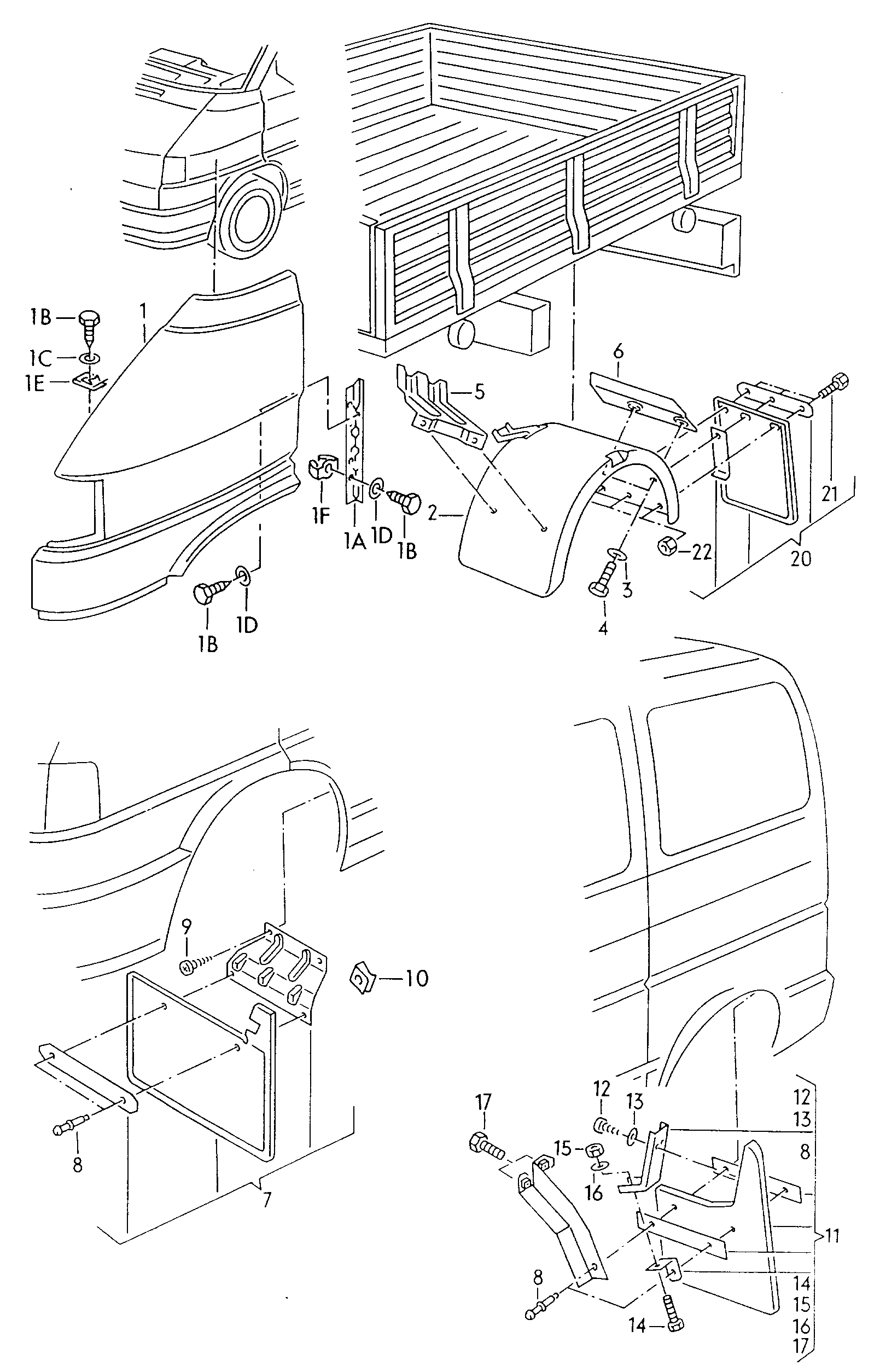 VW 701821021A - Spārns ps1.lv