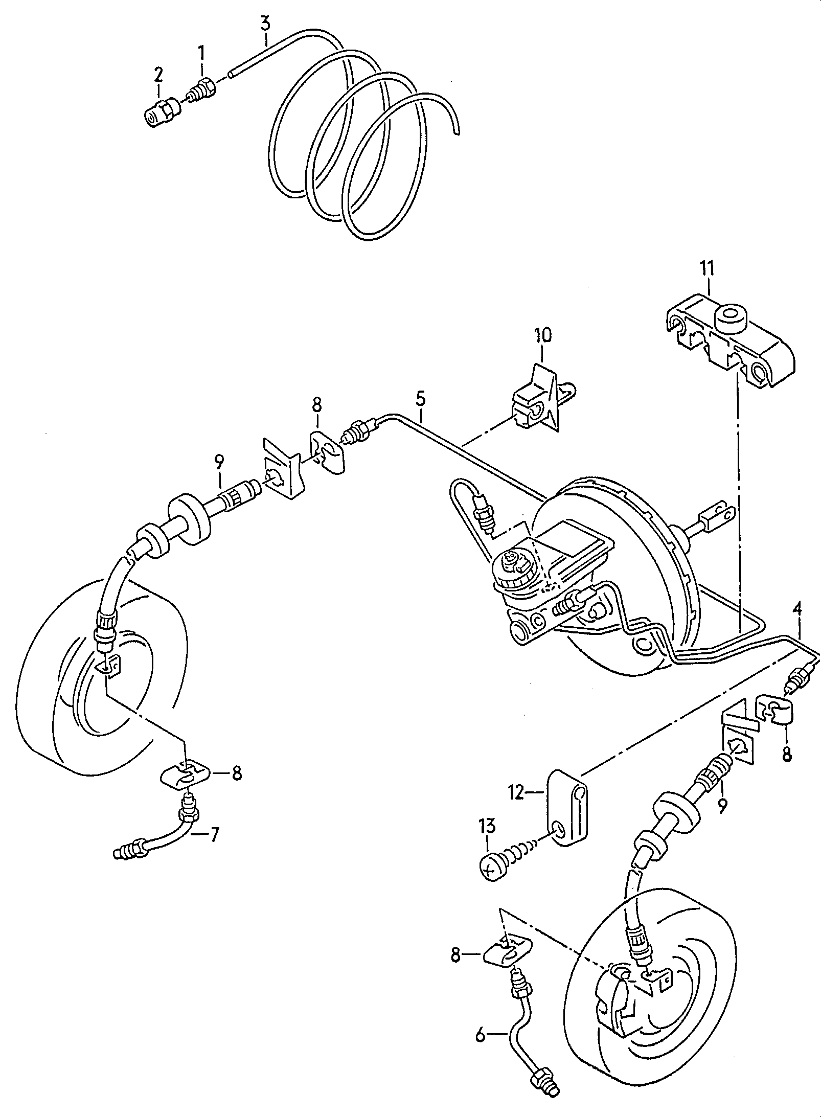 Porsche 701611701 - Bremžu šļūtene ps1.lv