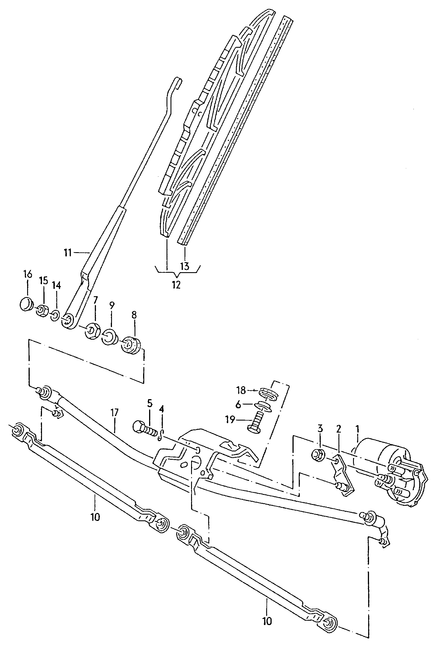 VAG 357998003 - Stikla tīrītāja slotiņa ps1.lv