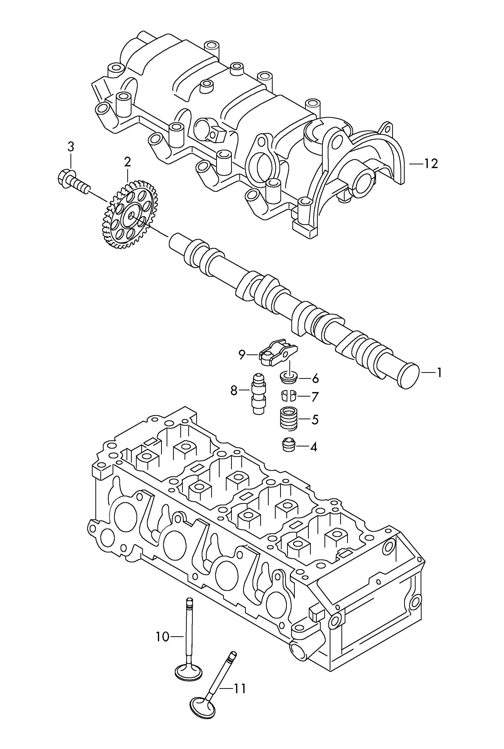 VW 03F109571C - Zobrats, Sadales vārpsta ps1.lv