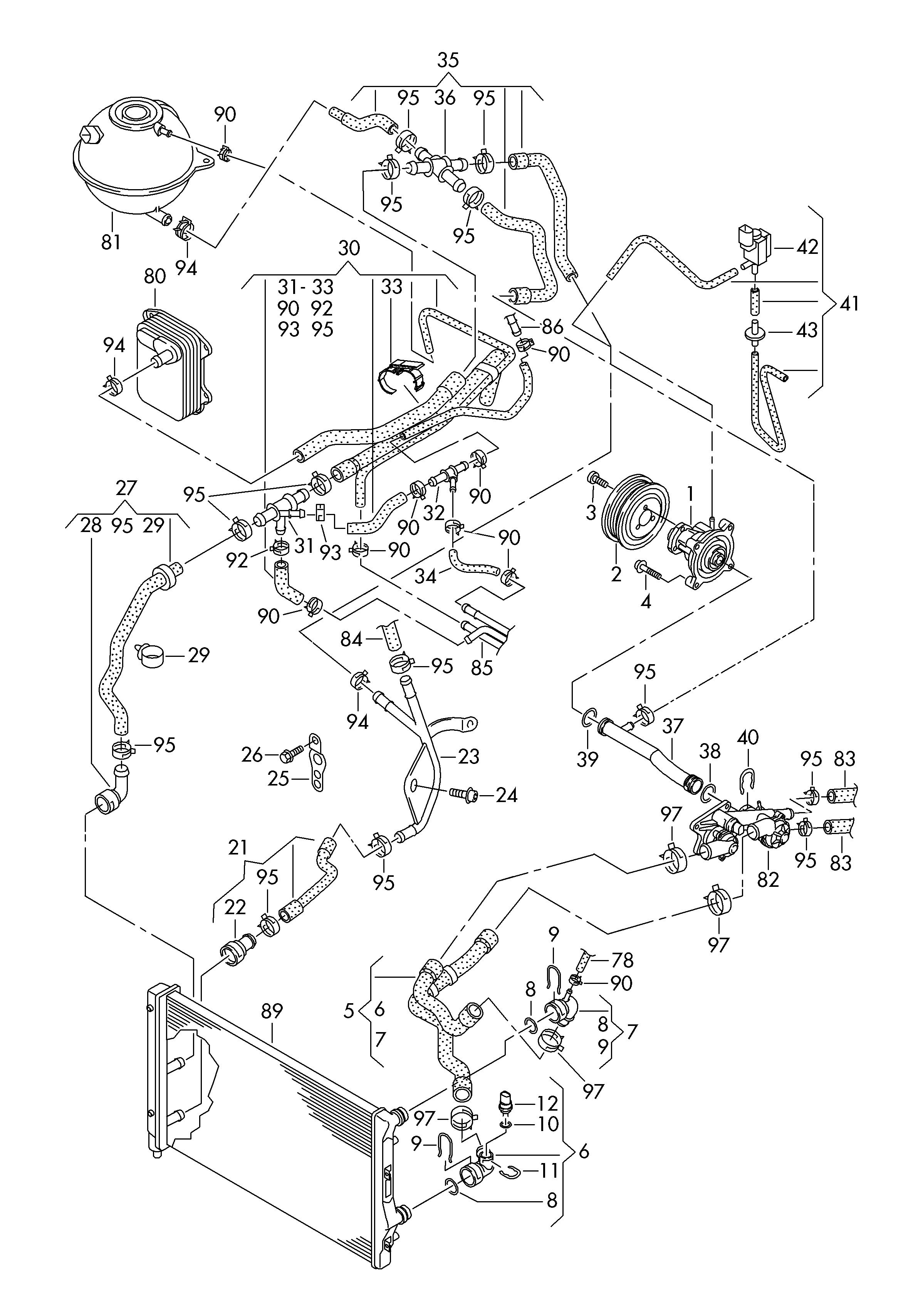 Seat 03F 121 004 E - Ūdenssūknis ps1.lv