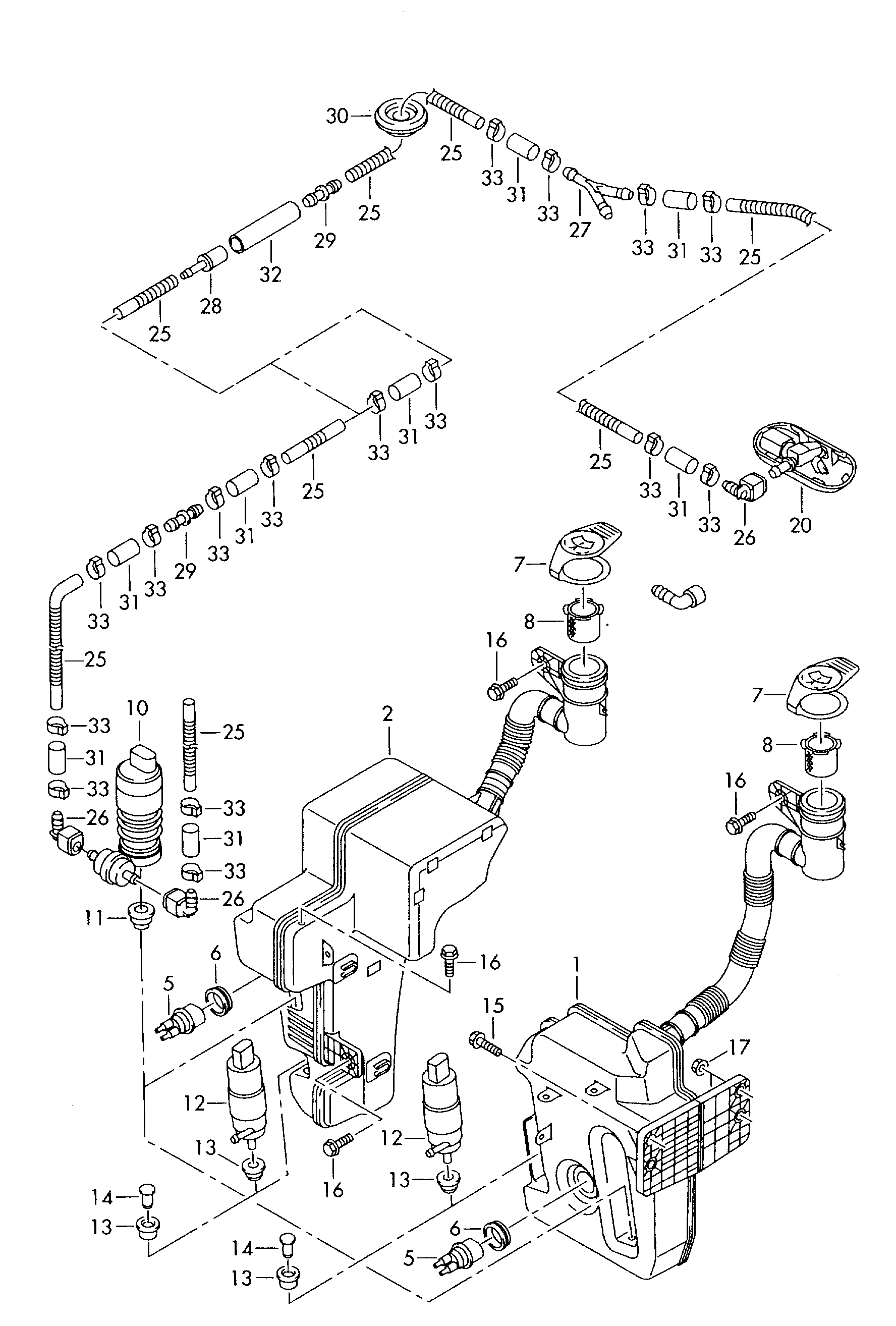 AUDI 6R0 955 681 - Ūdenssūknis, Lukturu tīrīšanas sistēma ps1.lv