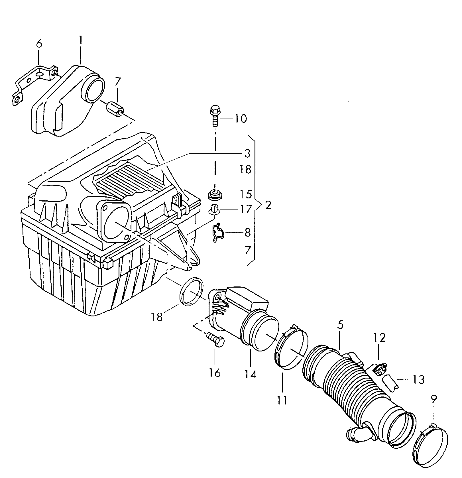 VAG 074 129 620 - Gaisa filtrs ps1.lv