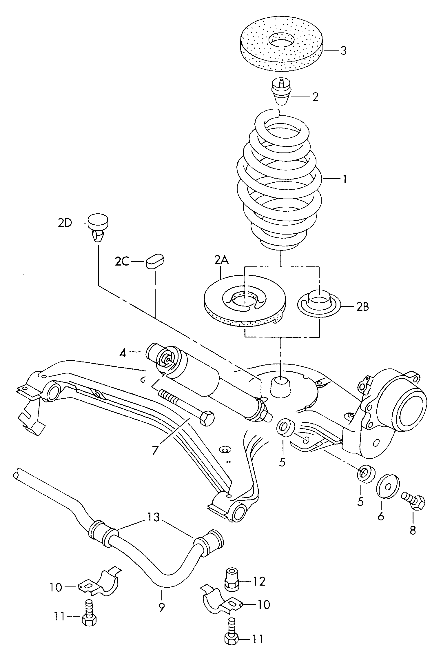 VW 701513031C - Amortizators ps1.lv