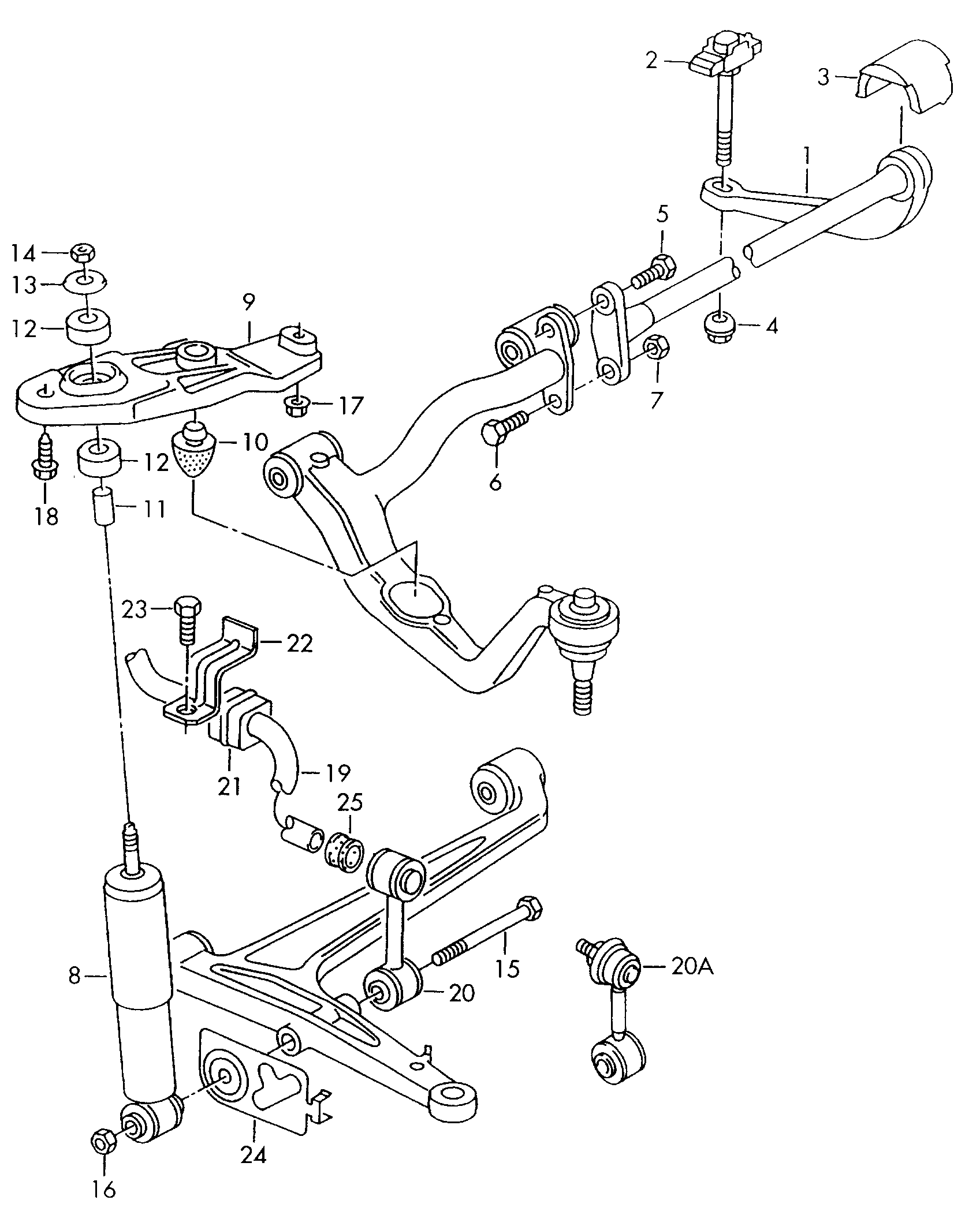 AUDI 7D0413031B - Amortizators ps1.lv