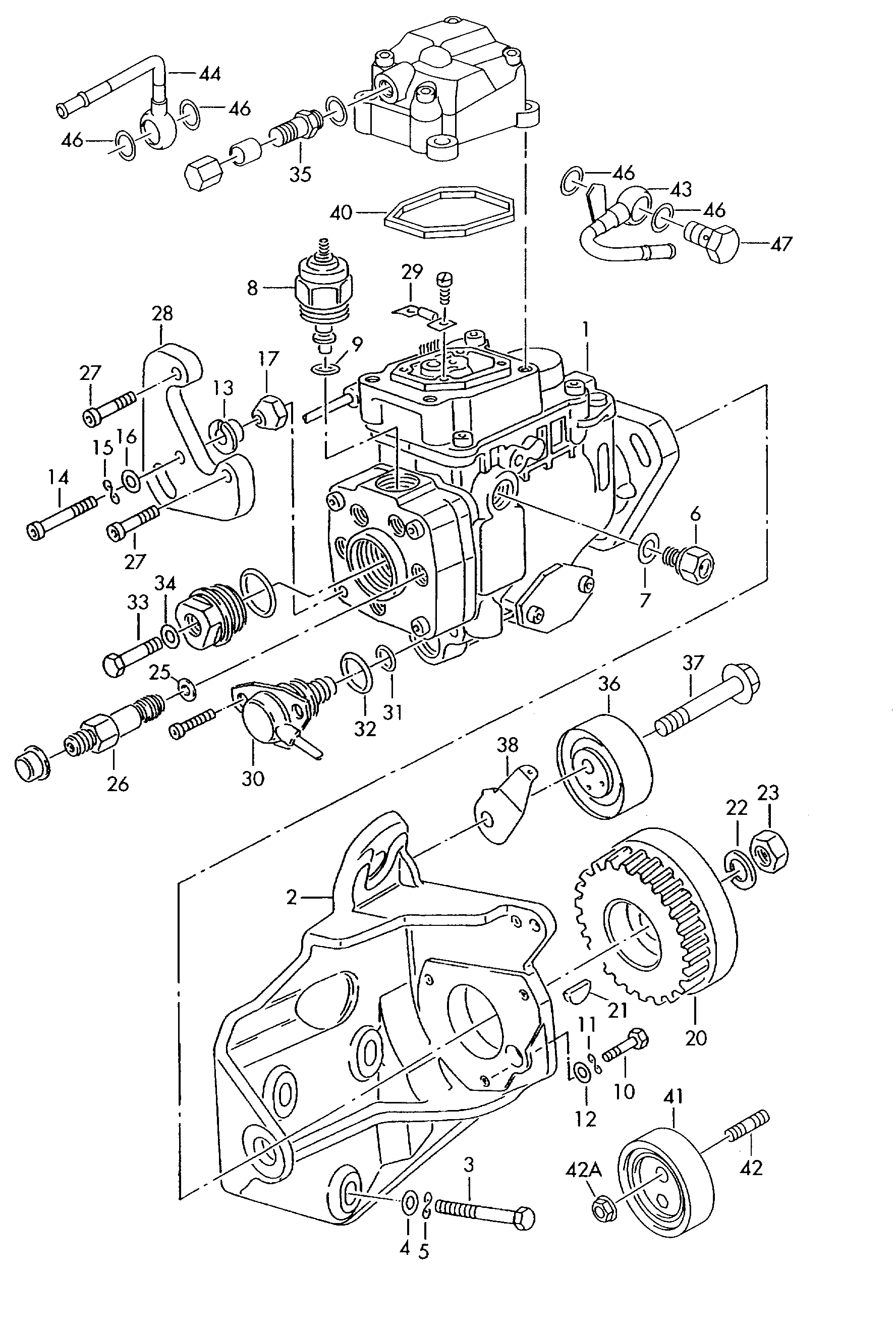 VW 074 130 195 B - Spriegotājrullītis, Gāzu sadales mehānisma piedziņas siksna ps1.lv