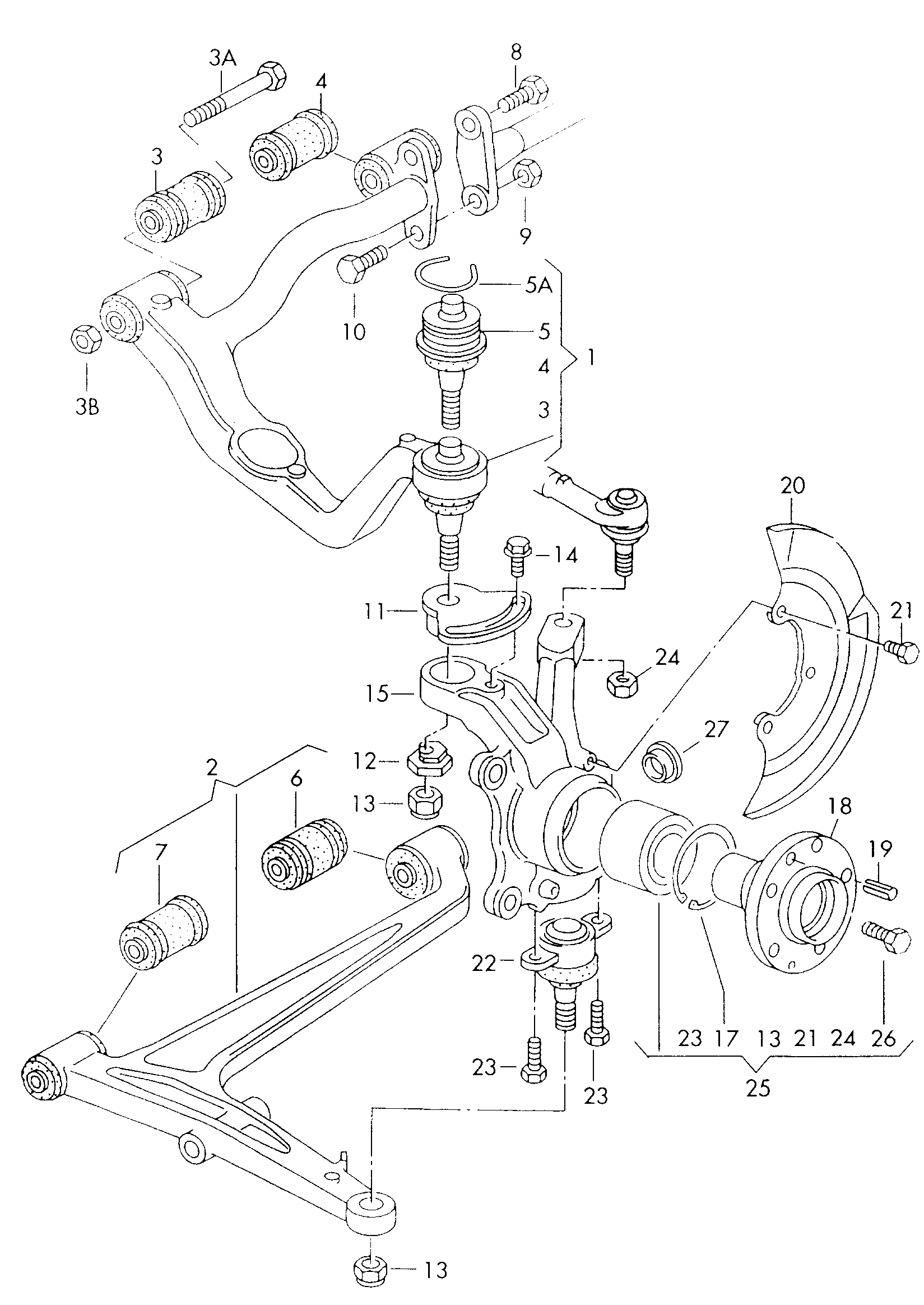 VAG 7D0498625 - Riteņa rumbas gultņa komplekts ps1.lv