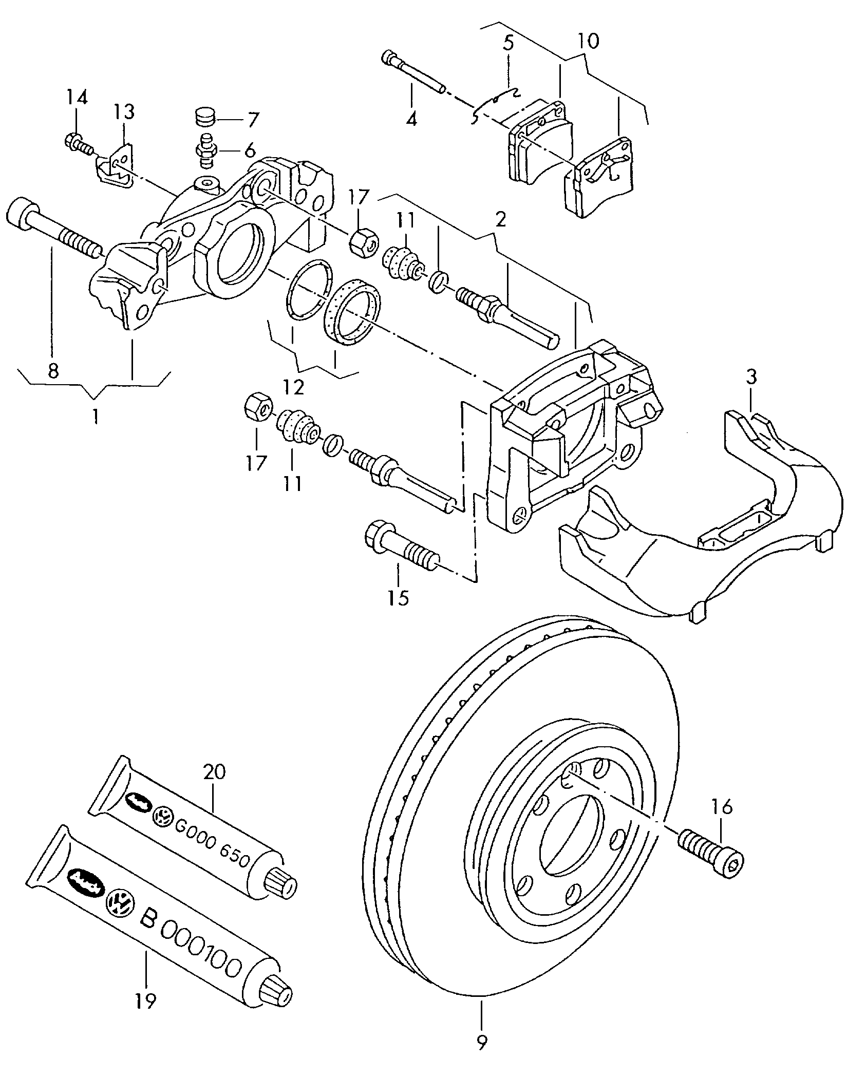 AUDI 7D0.615.301C - Bremžu diski ps1.lv