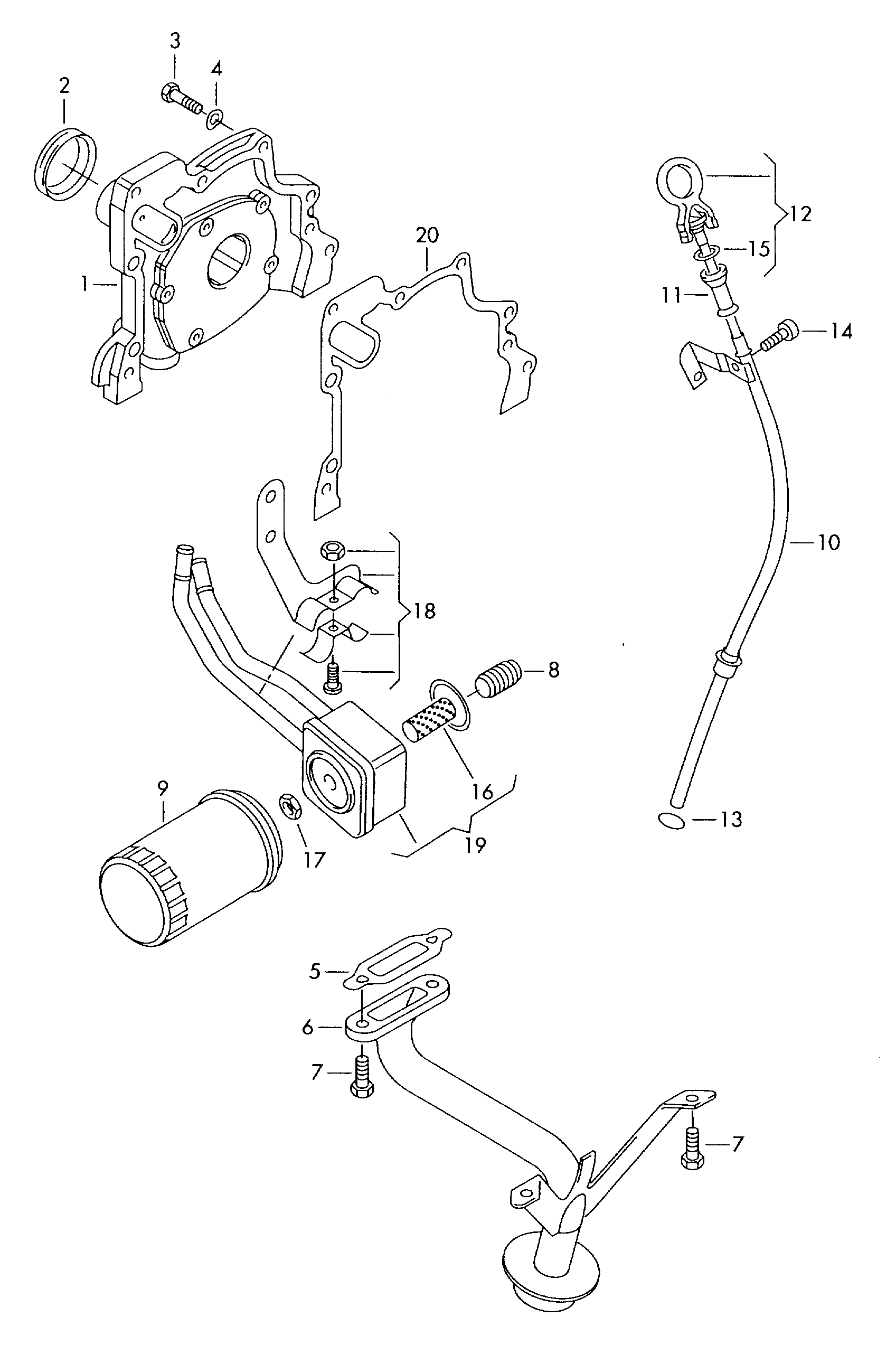 Seat 030 115 561 AB - Eļļas filtrs ps1.lv