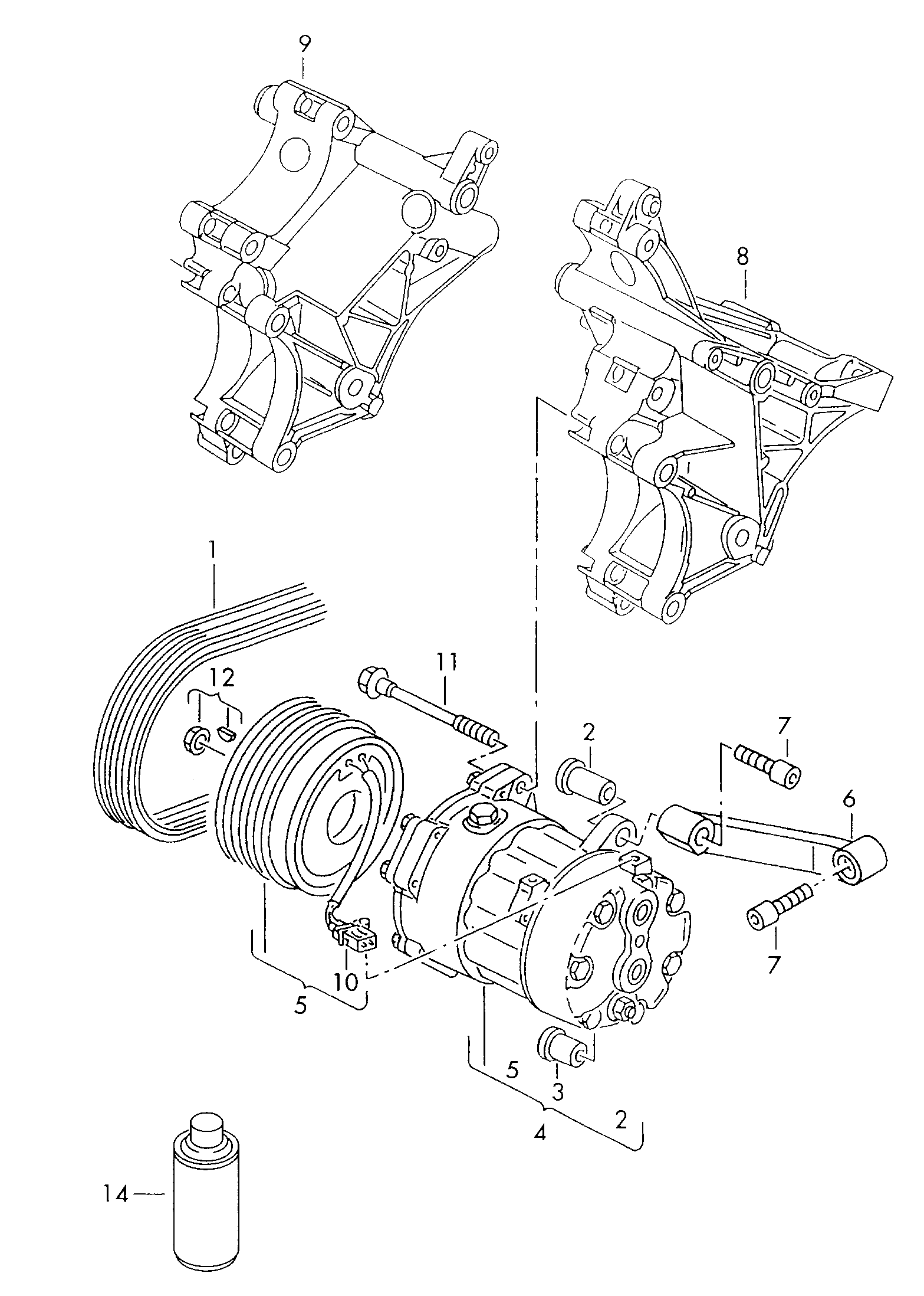 VW 037 260 849 C - Ķīļrievu siksna ps1.lv