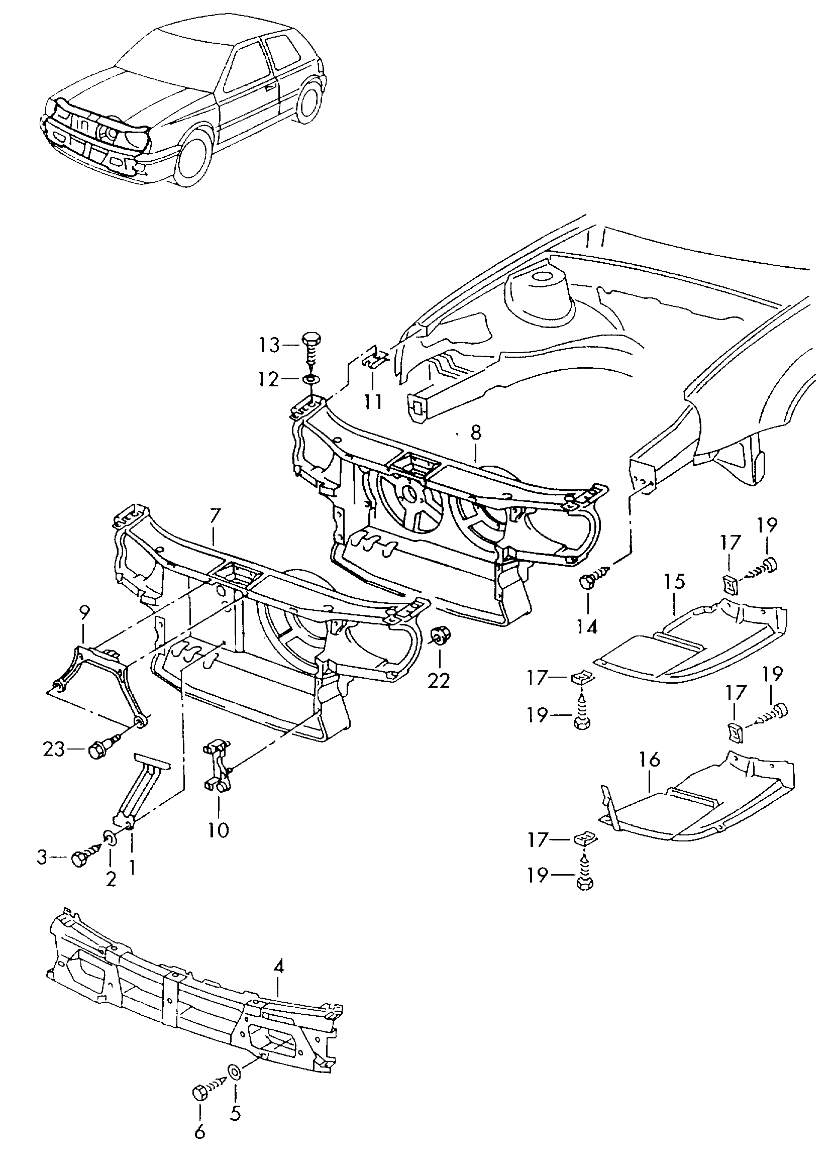 VAG 1H0805594 - Priekšdaļas apdare ps1.lv