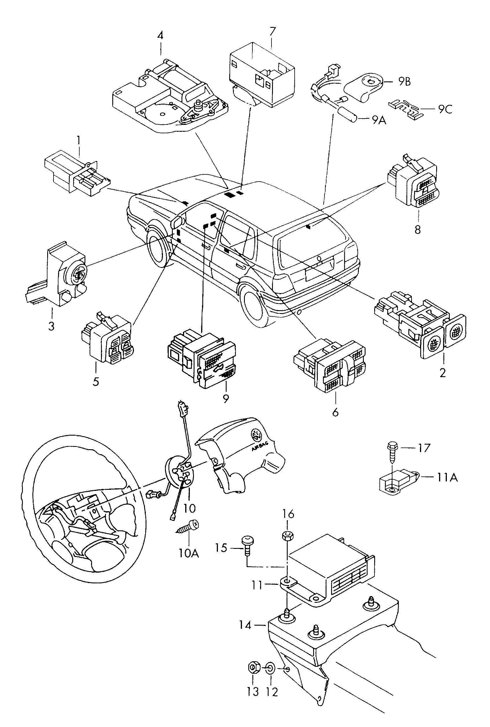 Skoda 1H0 959 653E - Spirālatspere, Gaisa spilvens ps1.lv