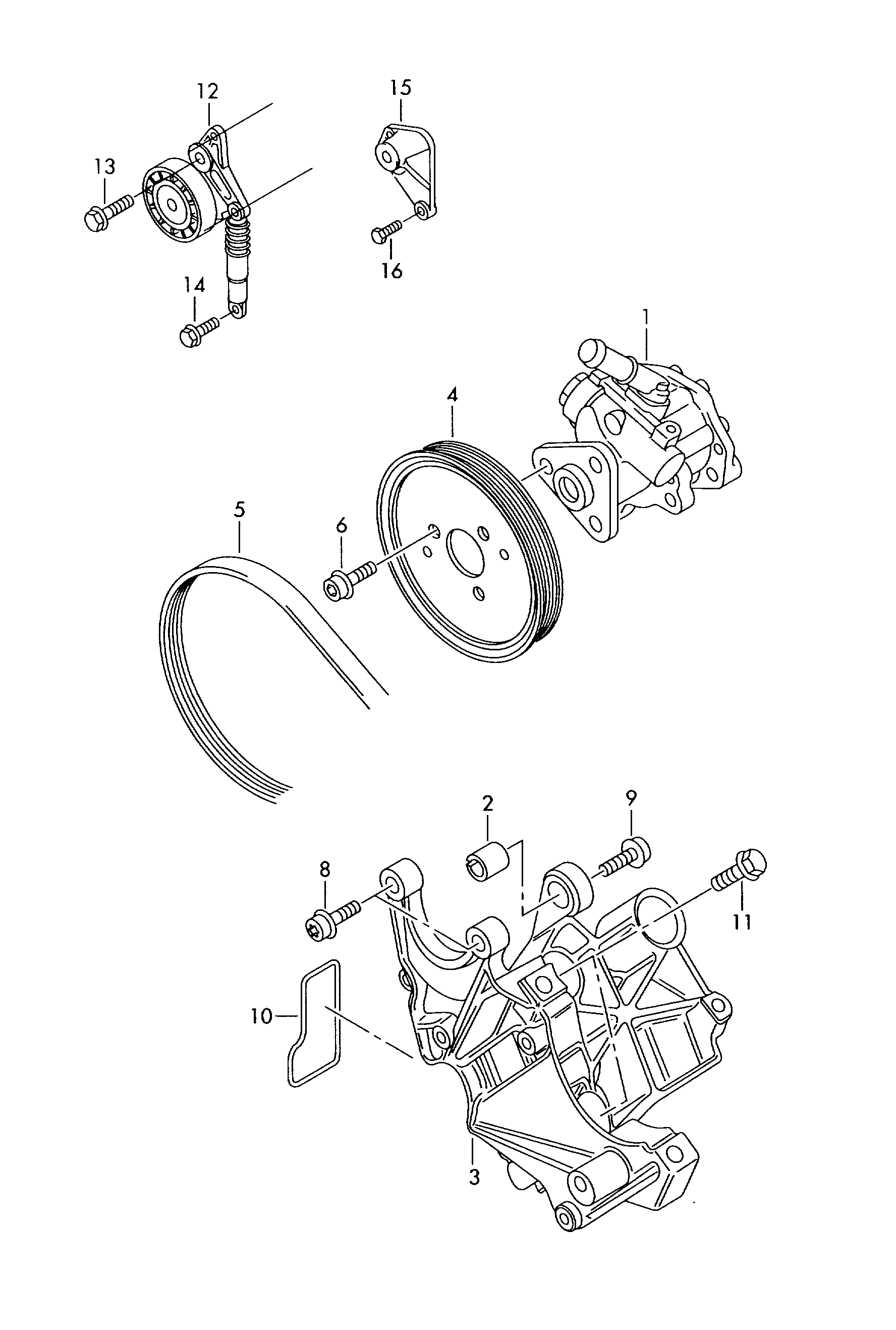 VAG 059 145 201 F - Siksnas spriegotājs, Ķīļsiksna ps1.lv