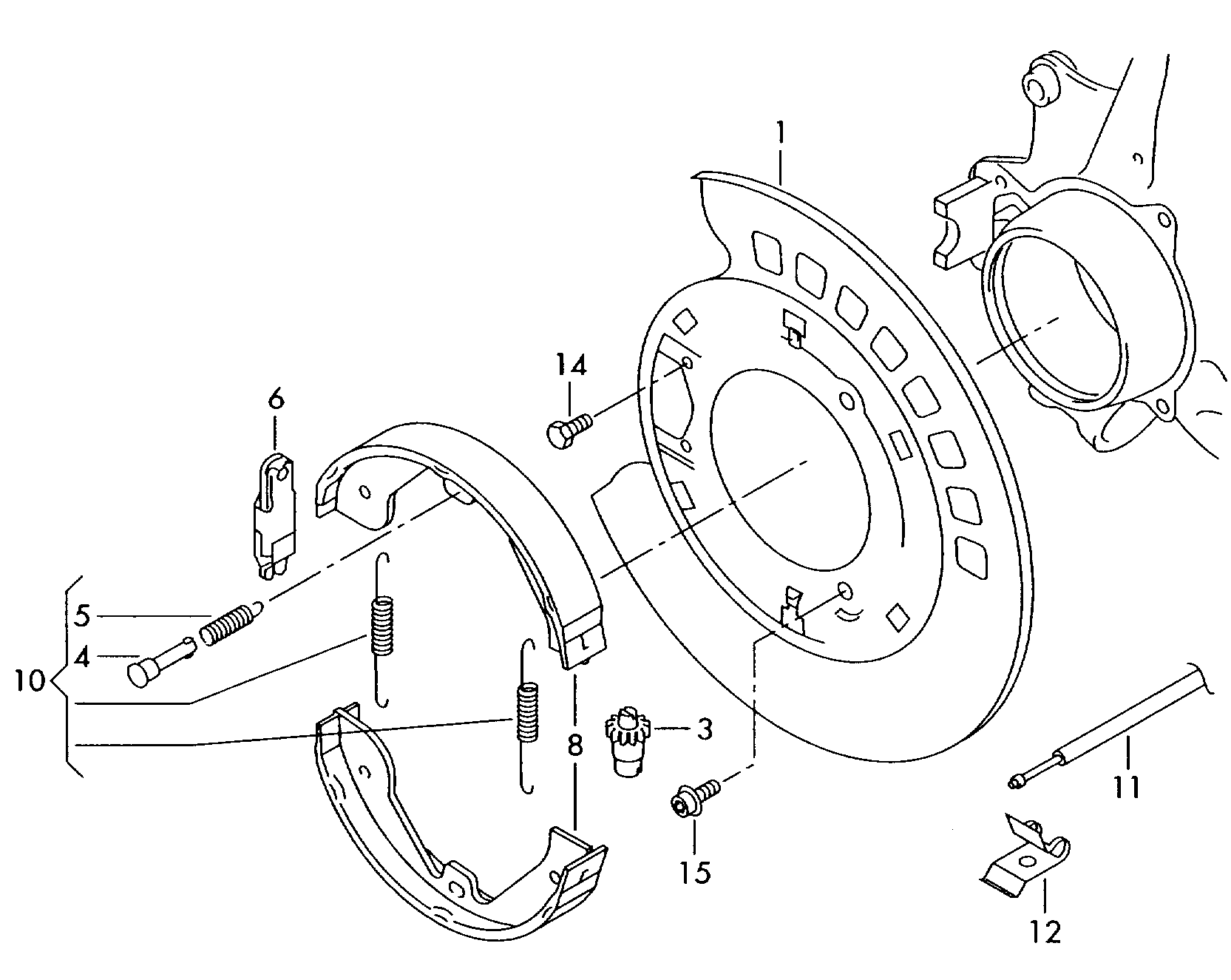 VAG 7L0 698 525 - Bremžu loku kompl., Stāvbremze ps1.lv