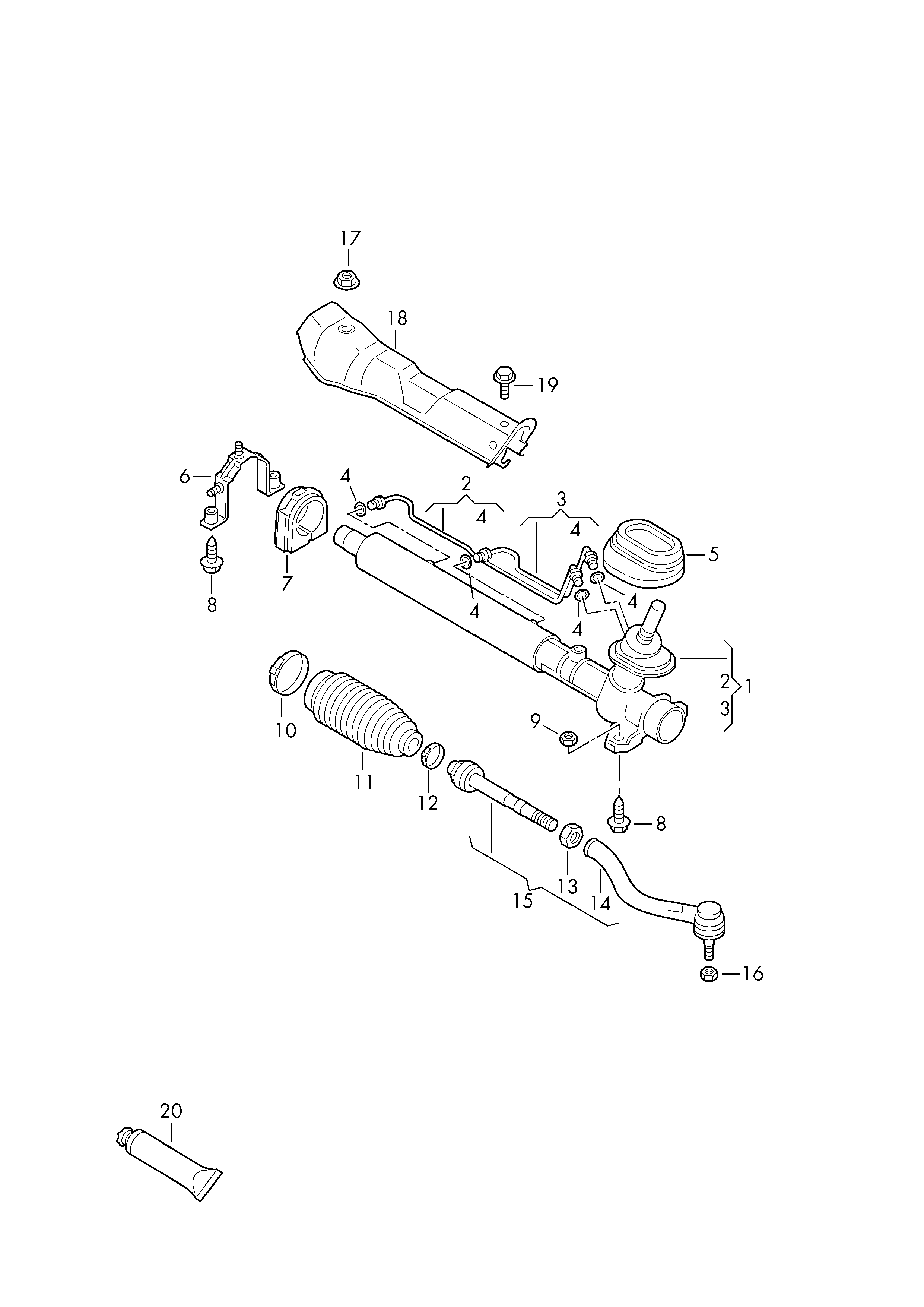 FORD 7M3422817 - Stūres šķērsstiepņa uzgalis ps1.lv