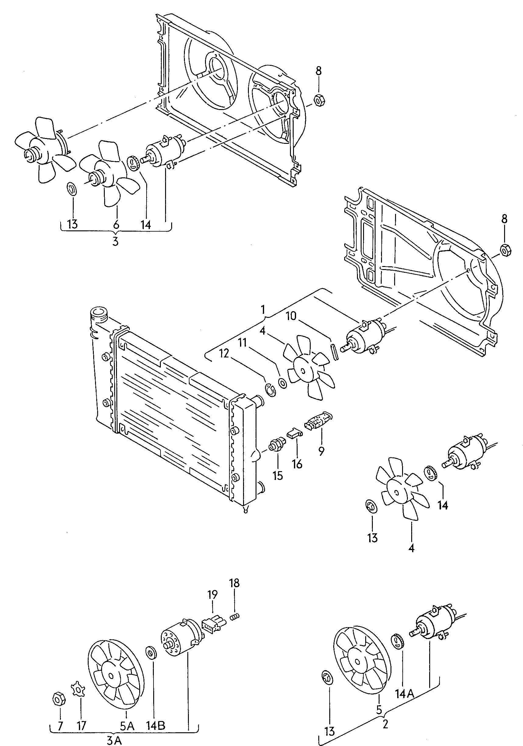 Seat 327 959 455 A - Ventilators, Motora dzesēšanas sistēma ps1.lv