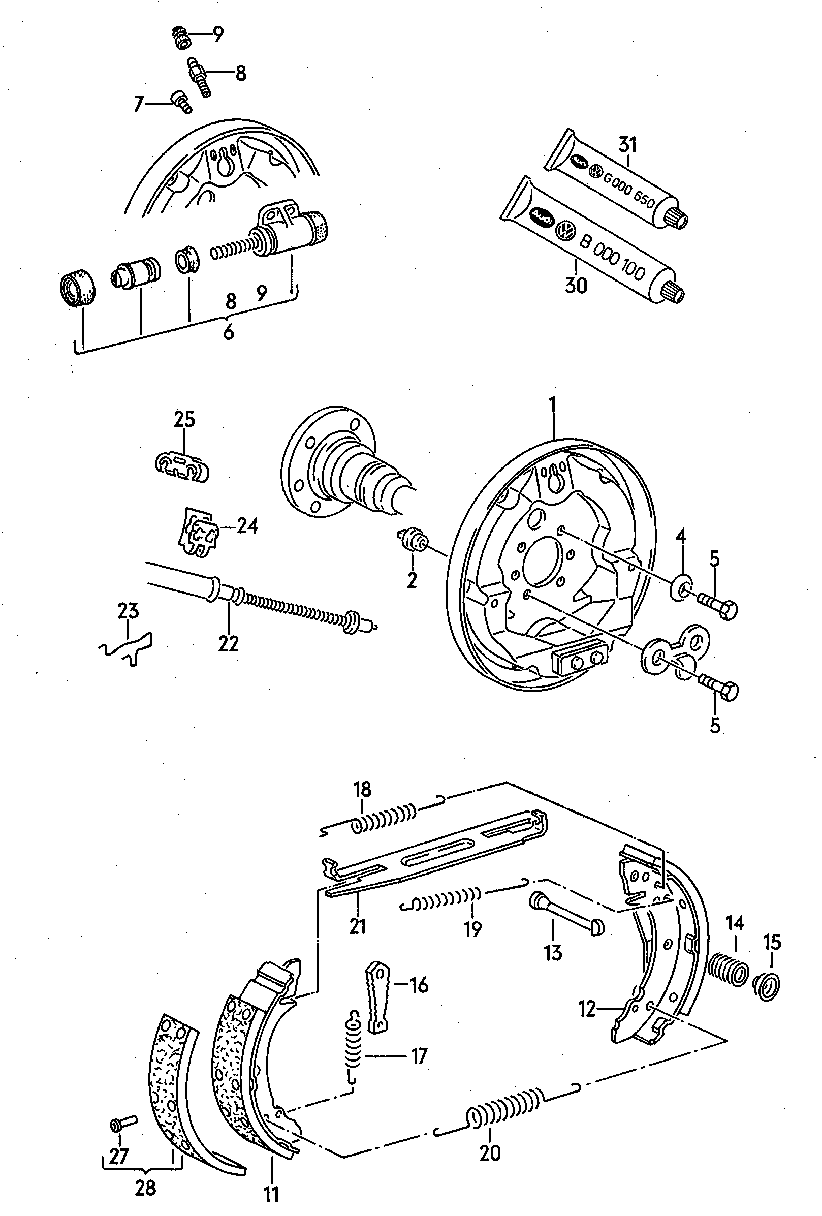 VW 3A0 611 053 - Riteņa bremžu cilindrs ps1.lv