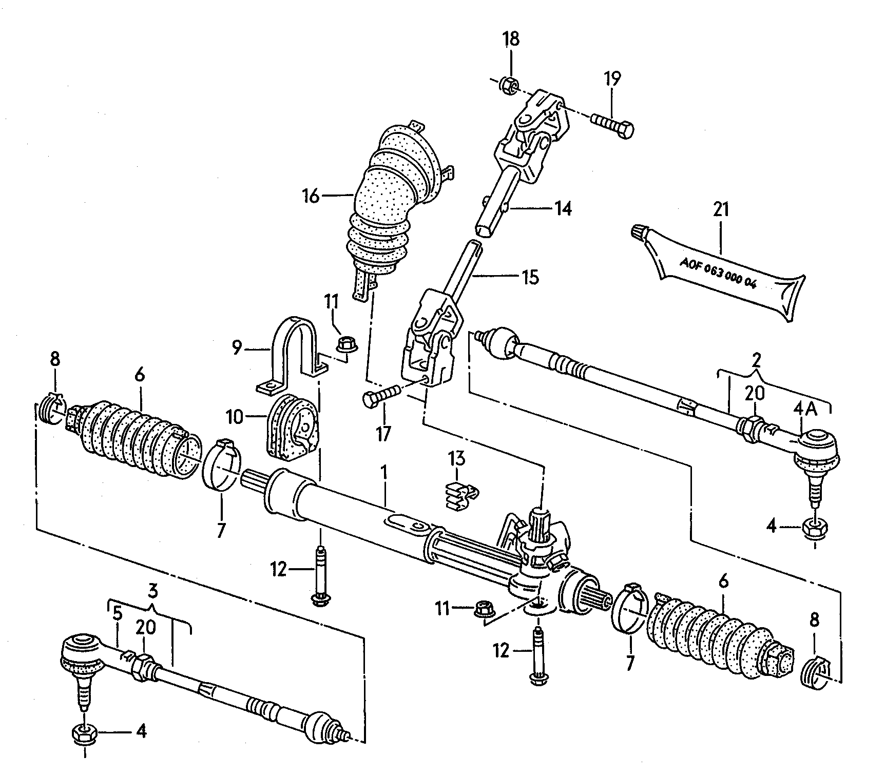 Skoda 1H0 422 831 B - Putekļusargs, Stūres iekārta ps1.lv