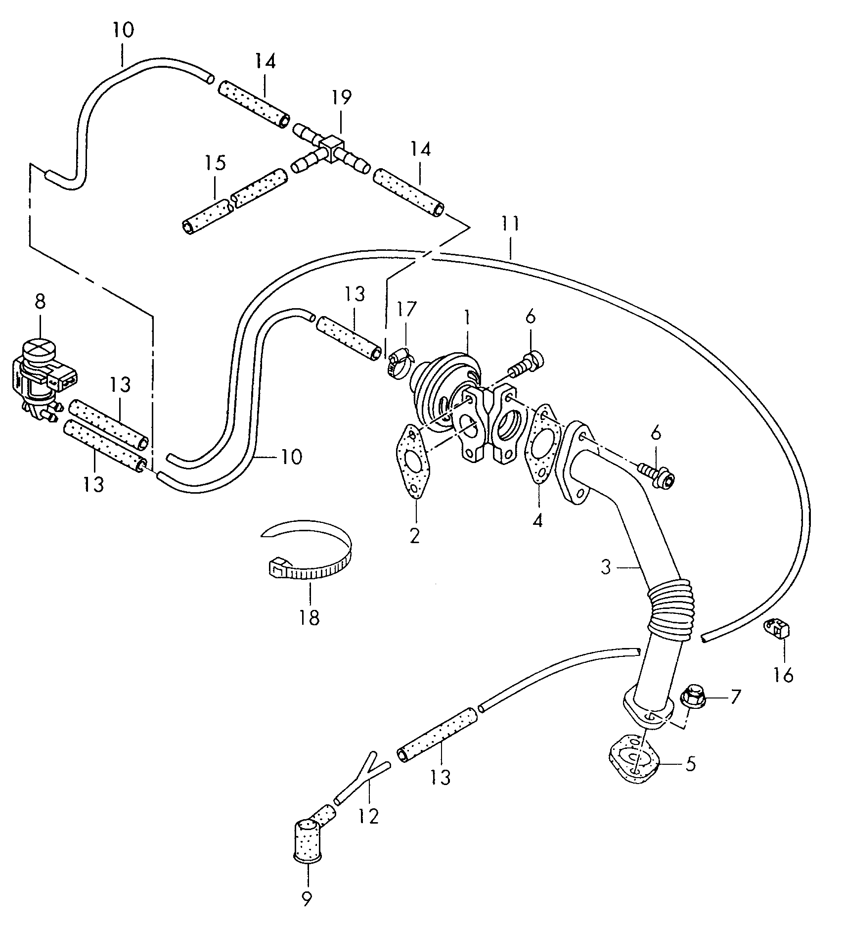 VAG 191906283A - Spiediena pārveidotājs, Izpl. gāzu vadība ps1.lv