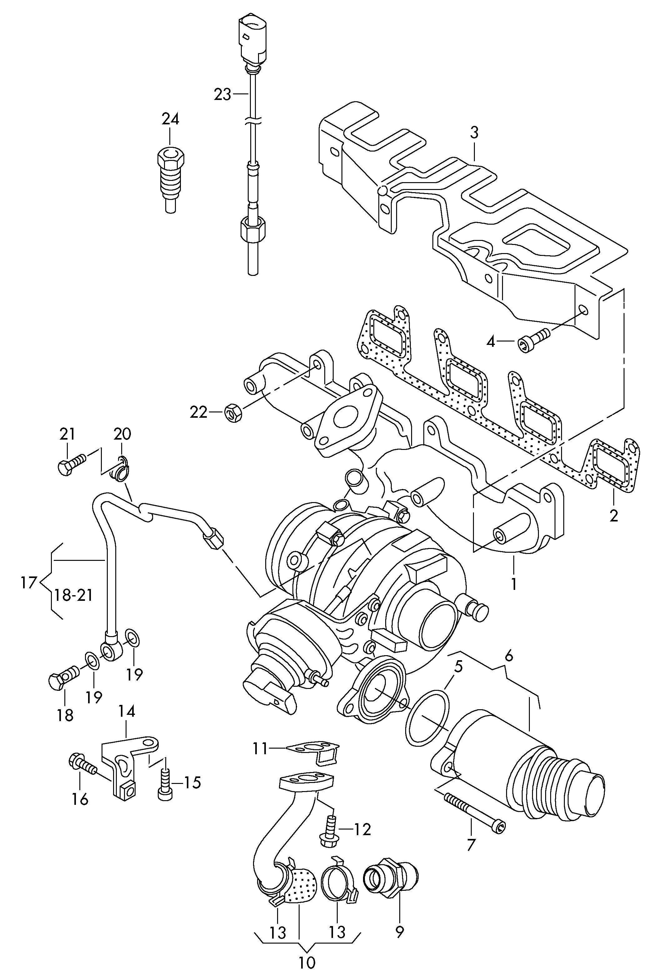 VW 03L253016M - Kompresors, Turbopūte ps1.lv