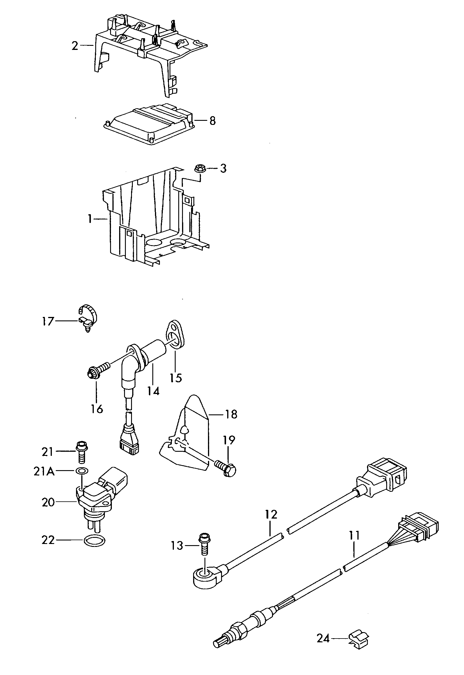 Bentley 03C 906 433 A - impulse sender ps1.lv