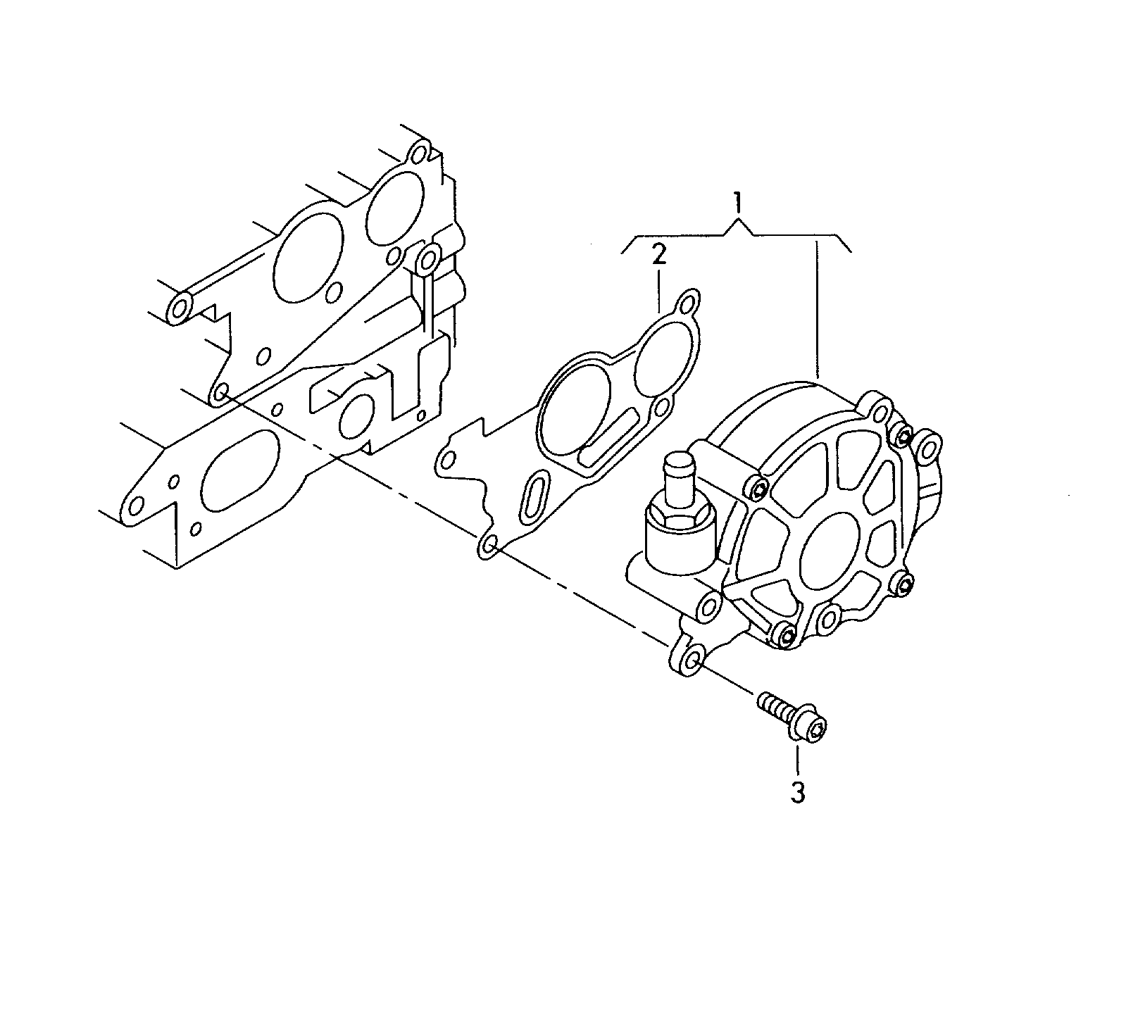 VW 03L 145 215K - Blīve, Vakuumsūknis ps1.lv