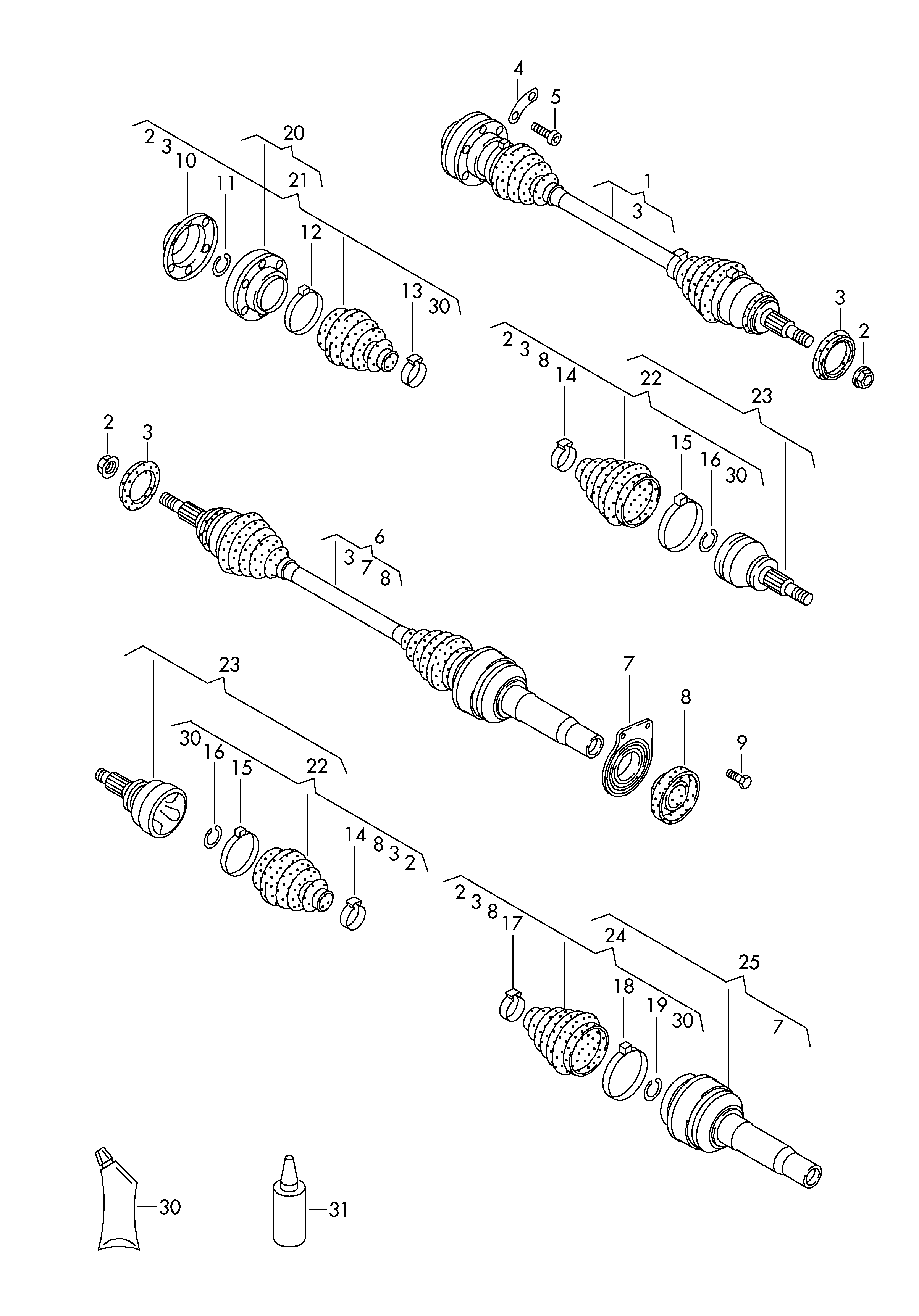 Seat 7E0498201 - Putekļusargs, Piedziņas vārpsta ps1.lv