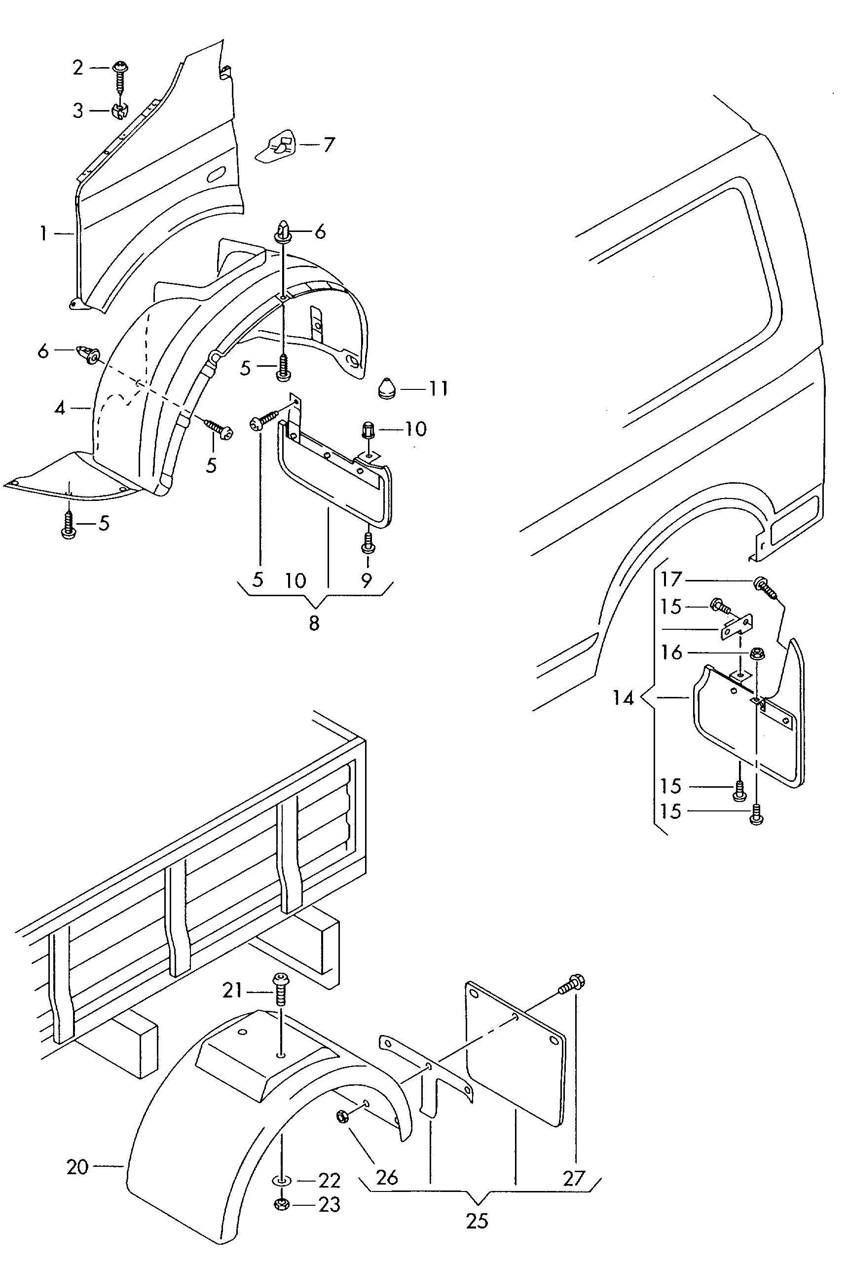 VAG 7E0 809 961 - Iekšējā spārna daļa ps1.lv