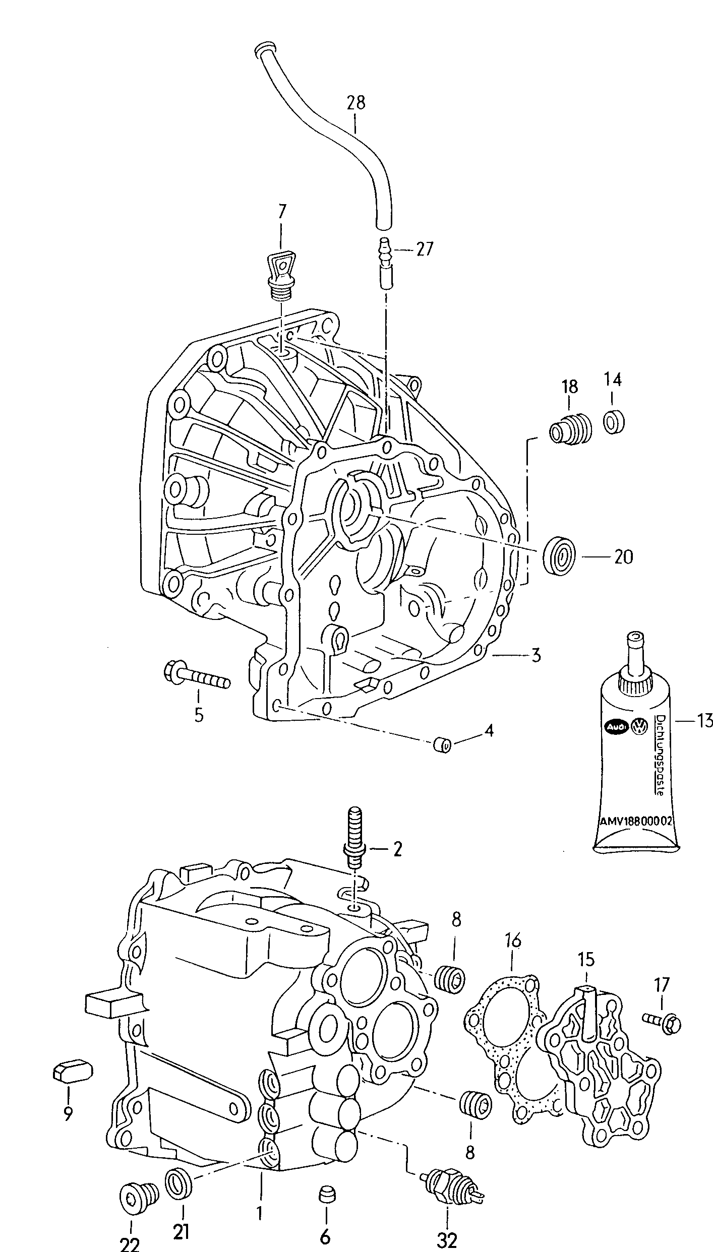 Porsche N   016 027 5 - Korķis, Eļļas vācele ps1.lv