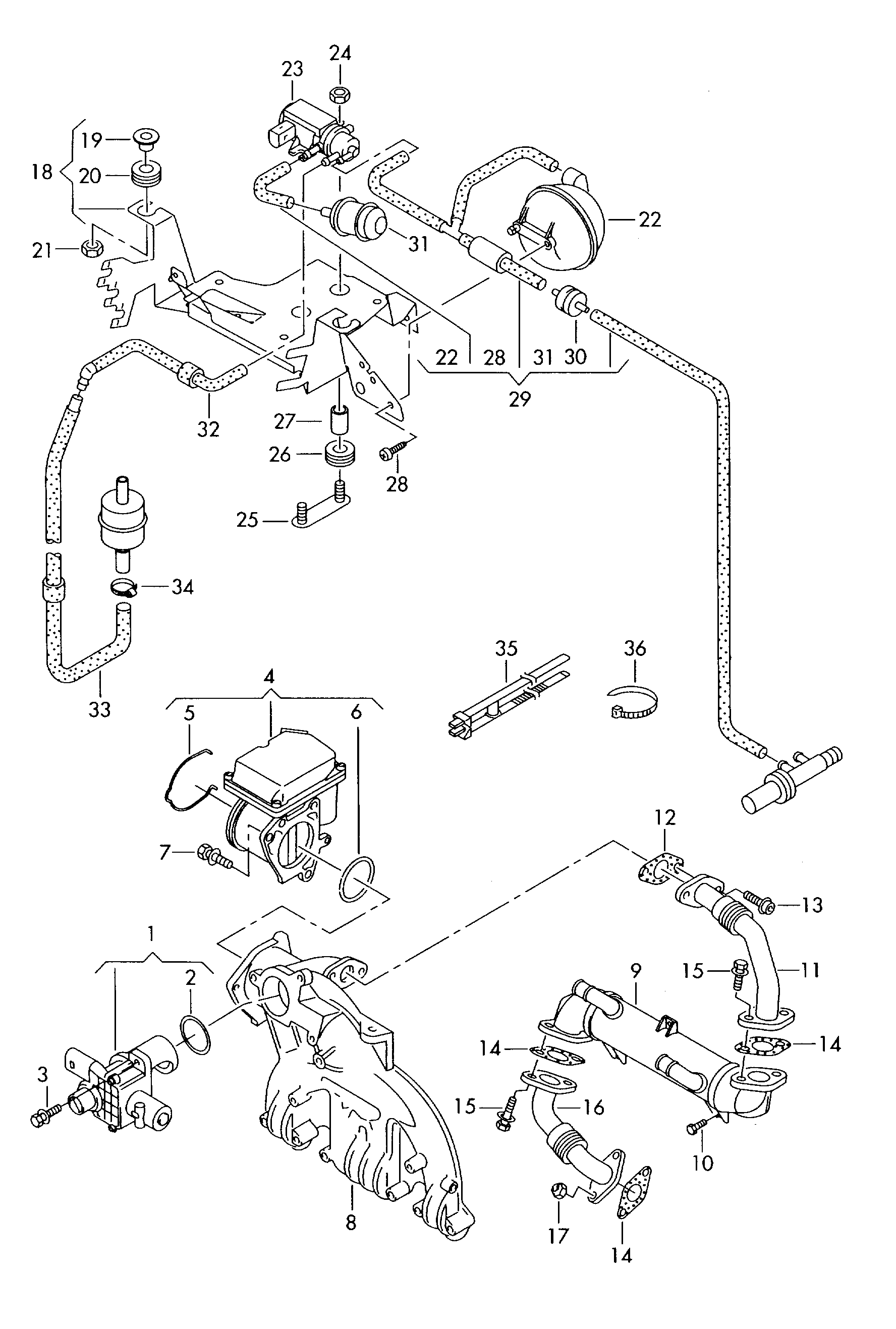 VW 038 131 513 J - Radiators, Izplūdes gāzu recirkulācija ps1.lv