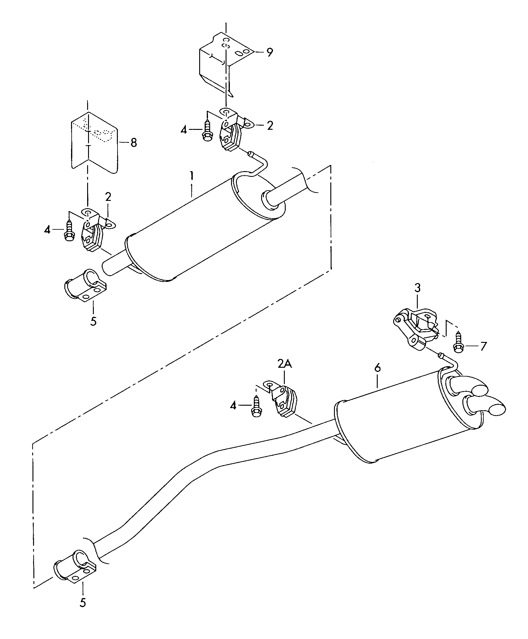 AUDI 7H0253141E - Savienojošie elementi, Izplūdes gāzu sistēma ps1.lv