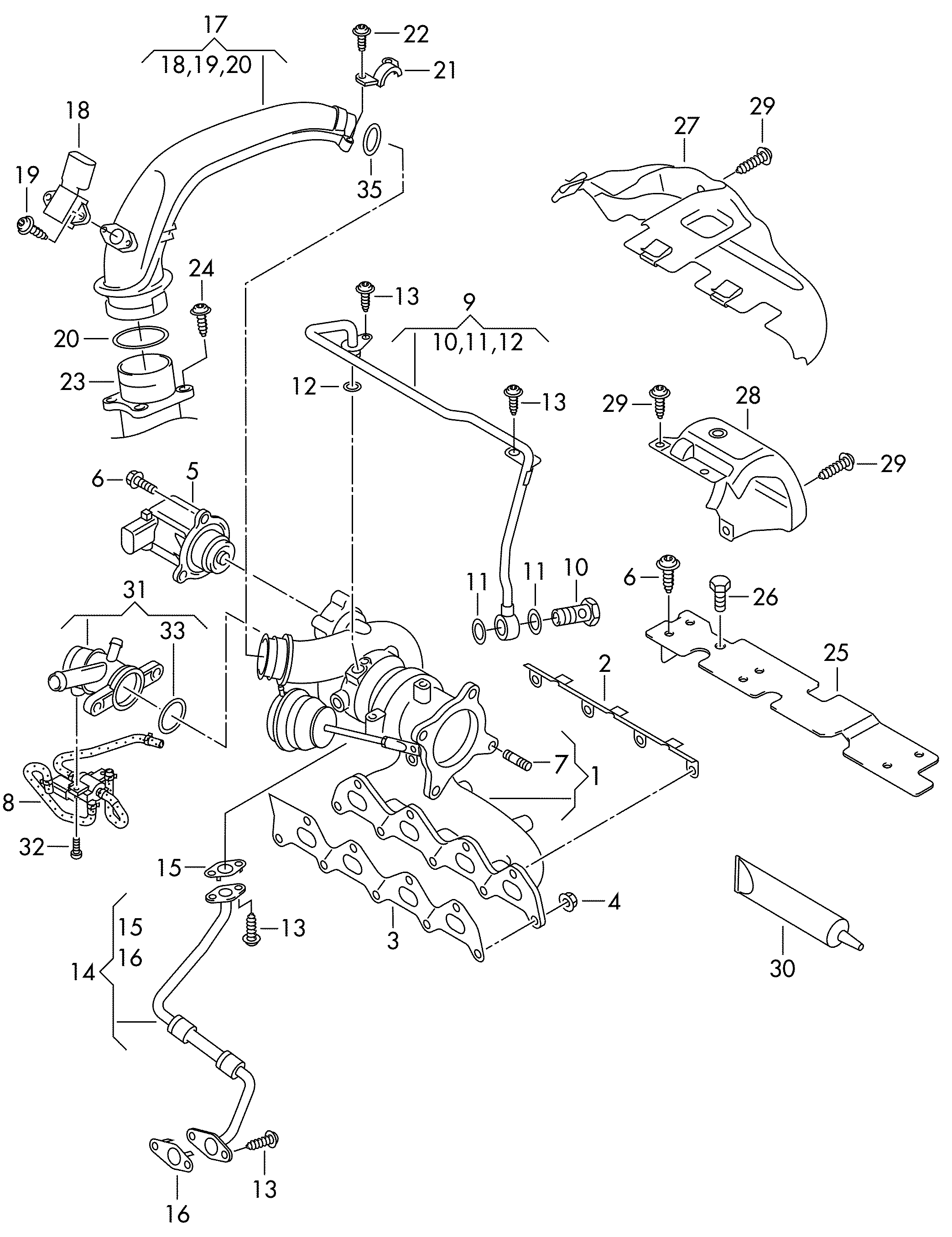 Seat 03C145702L - Kompresors, Turbopūte ps1.lv