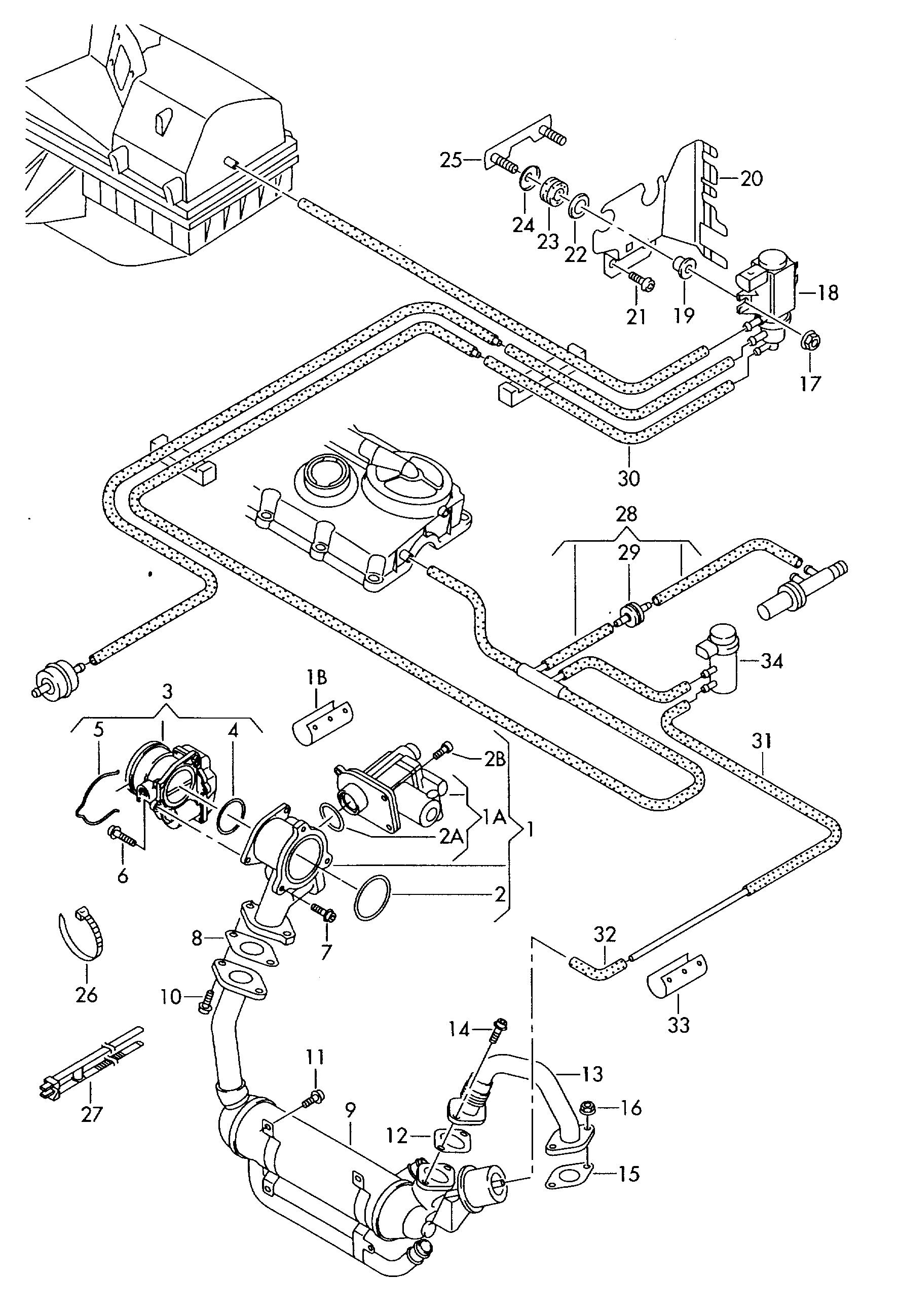 Seat N 905 216 04 - Blīve, EGR vārsta cauruļvads ps1.lv