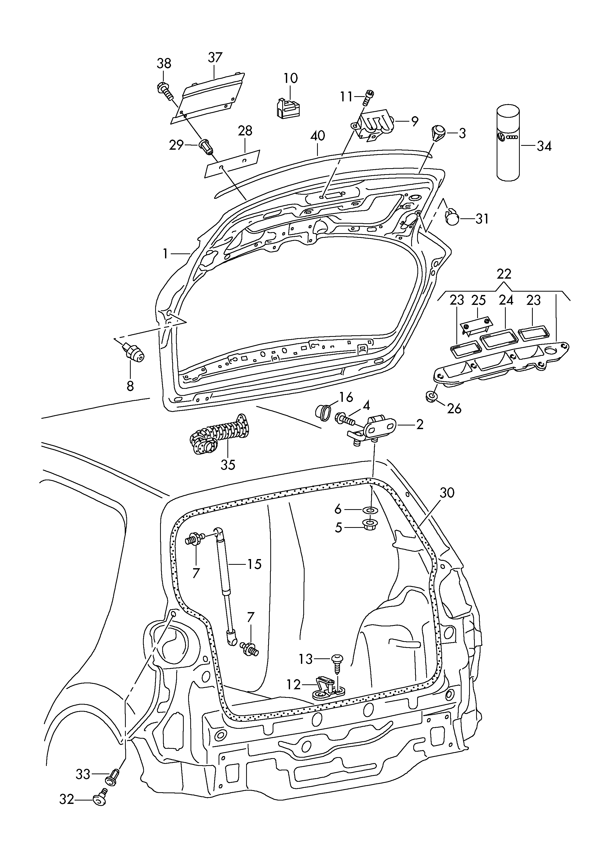 Skoda 3B5998026 - Numurzīmes apgaismojuma lukturis ps1.lv