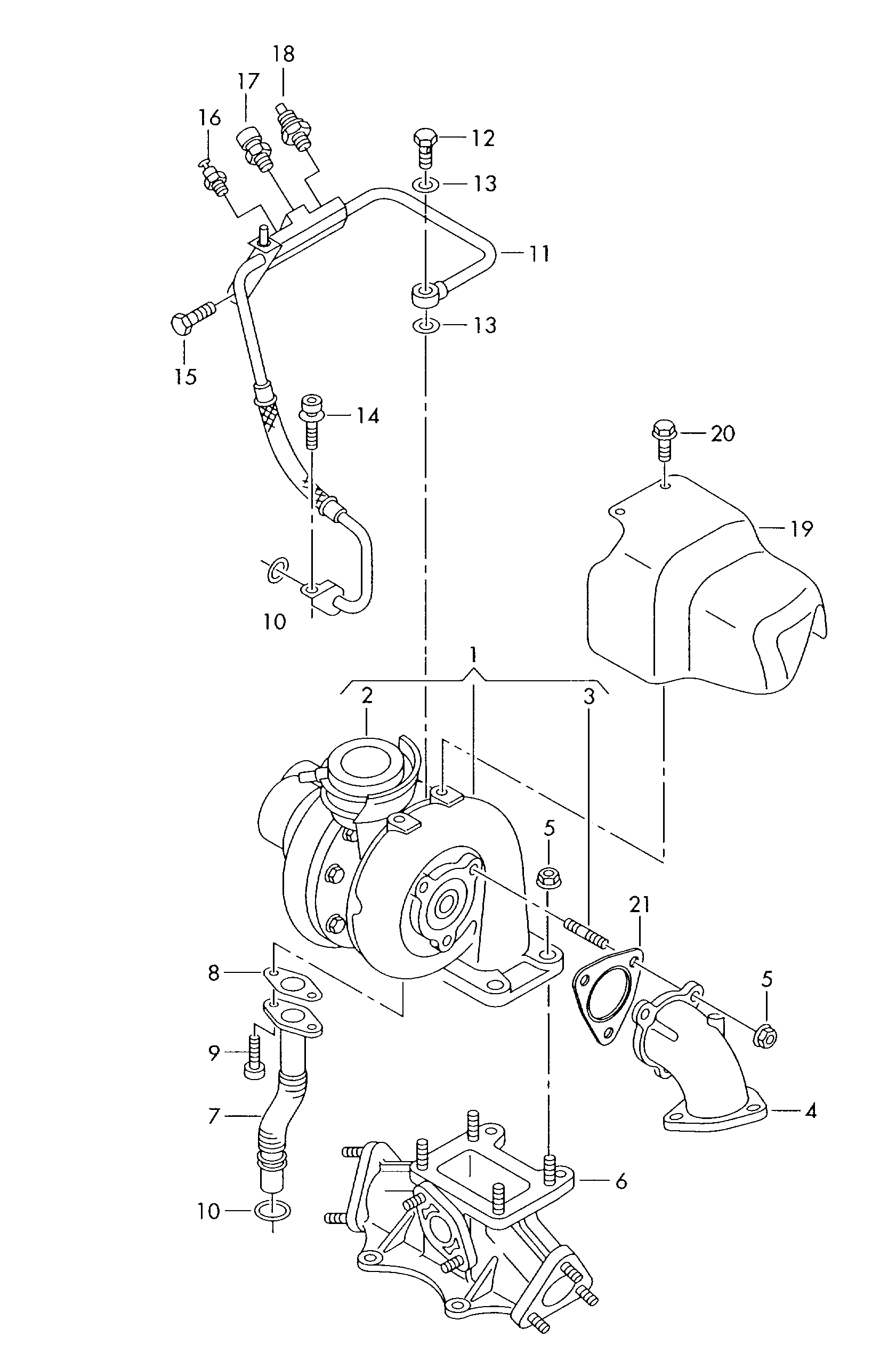 VAG 059145702D* - Kompresors, Turbopūte ps1.lv