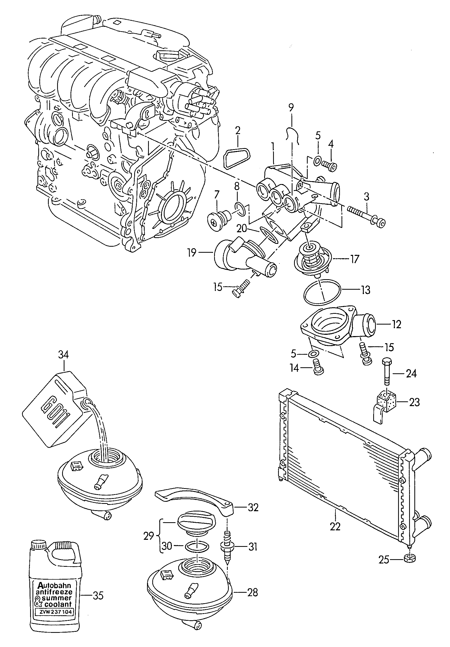 Skoda 021121121A - Dzesēšanas šķidruma flancis ps1.lv