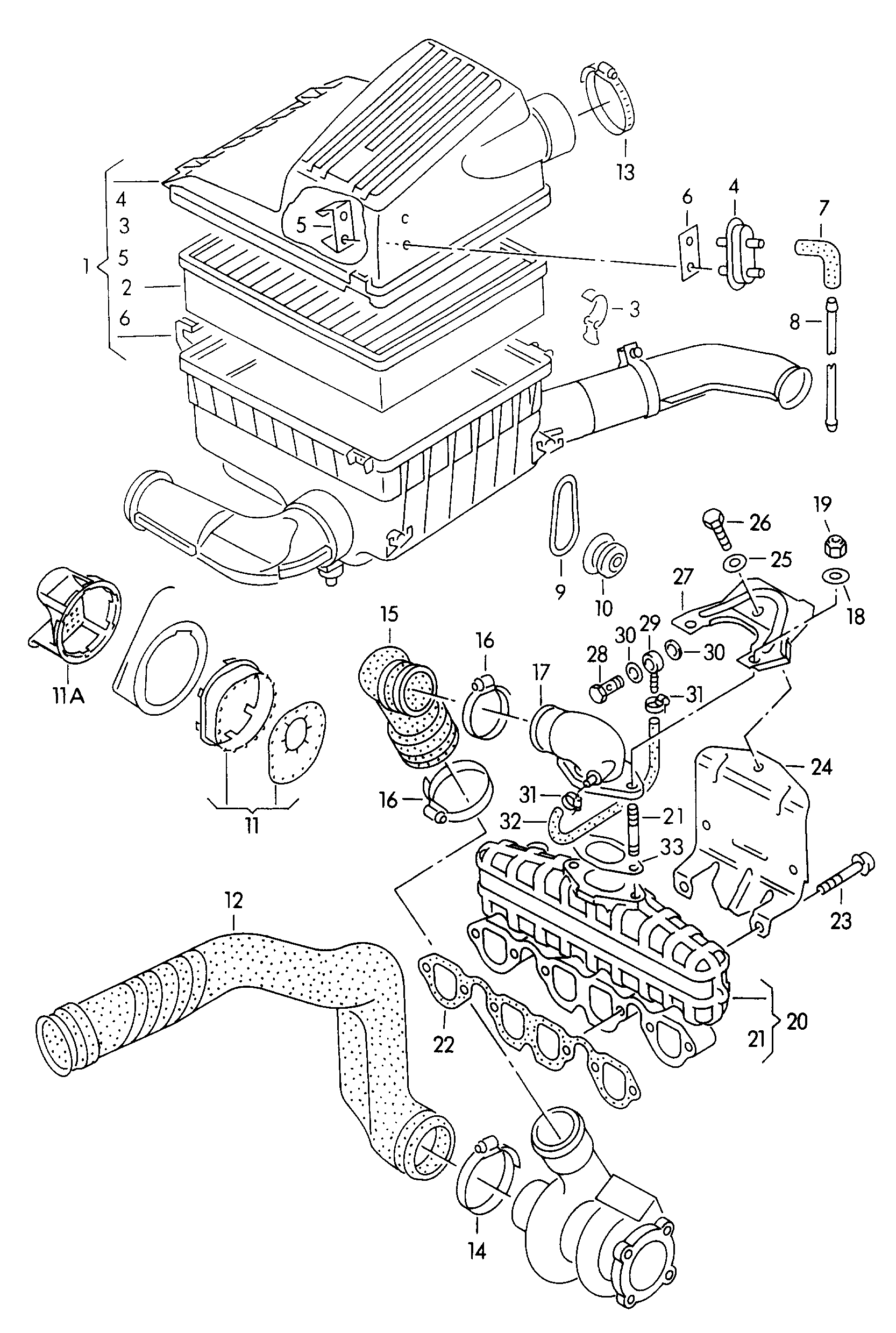 VAG 1H0129607CR - Gaisa filtrs ps1.lv