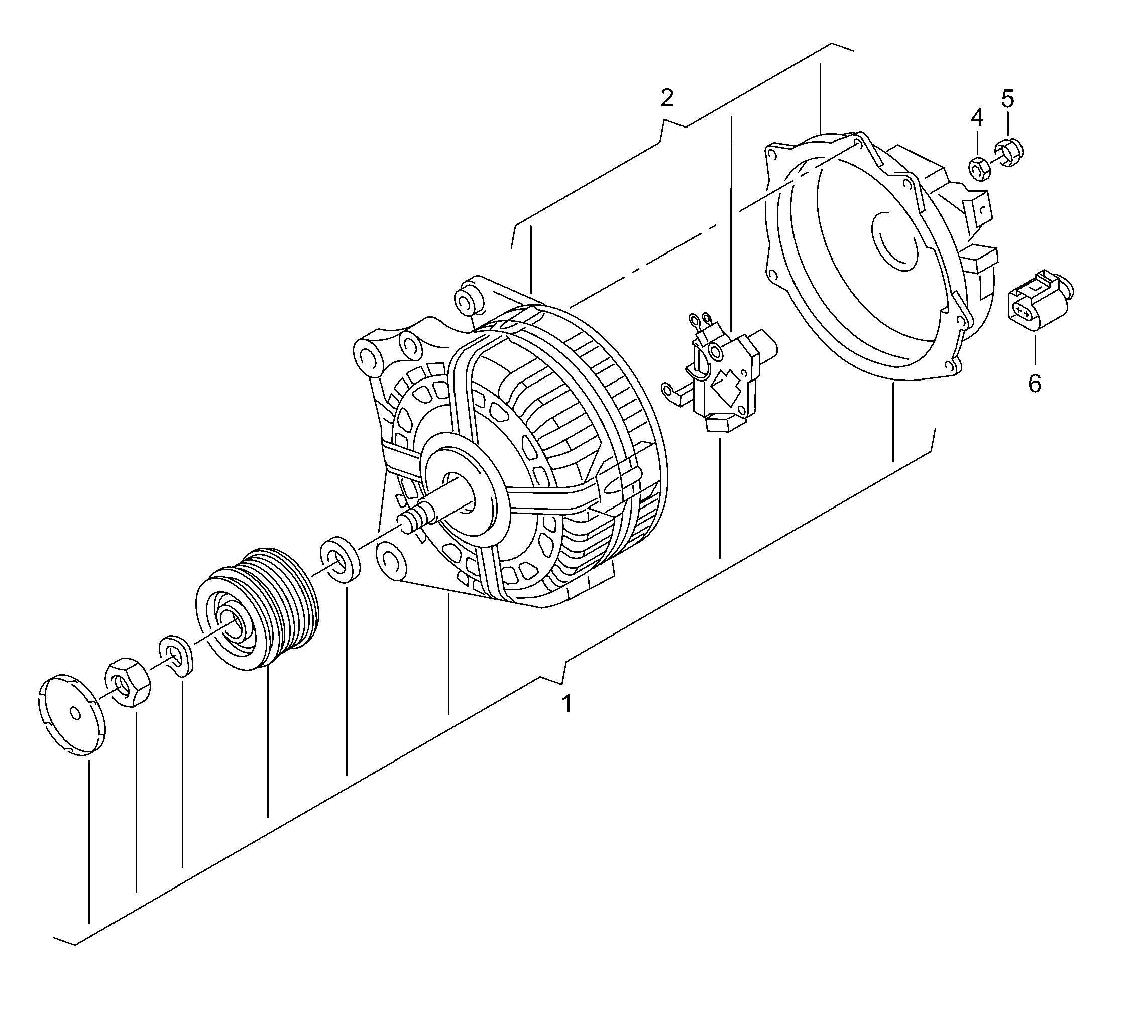 MAN 03L903023KX - Alternator ps1.lv