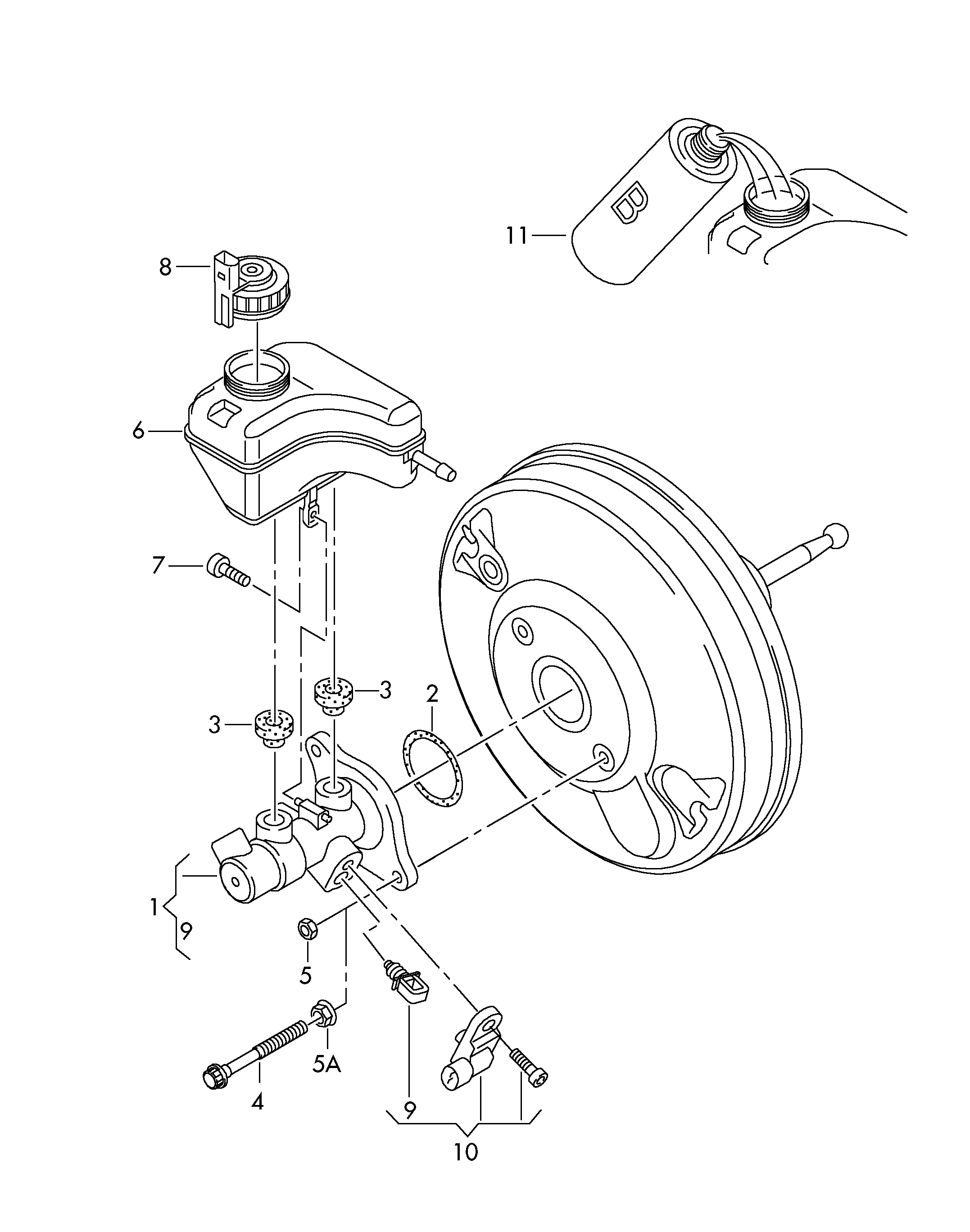 VW 1K1 611 301 E - Kompensācijas tvertne, Dzesēšanas šķidrums ps1.lv