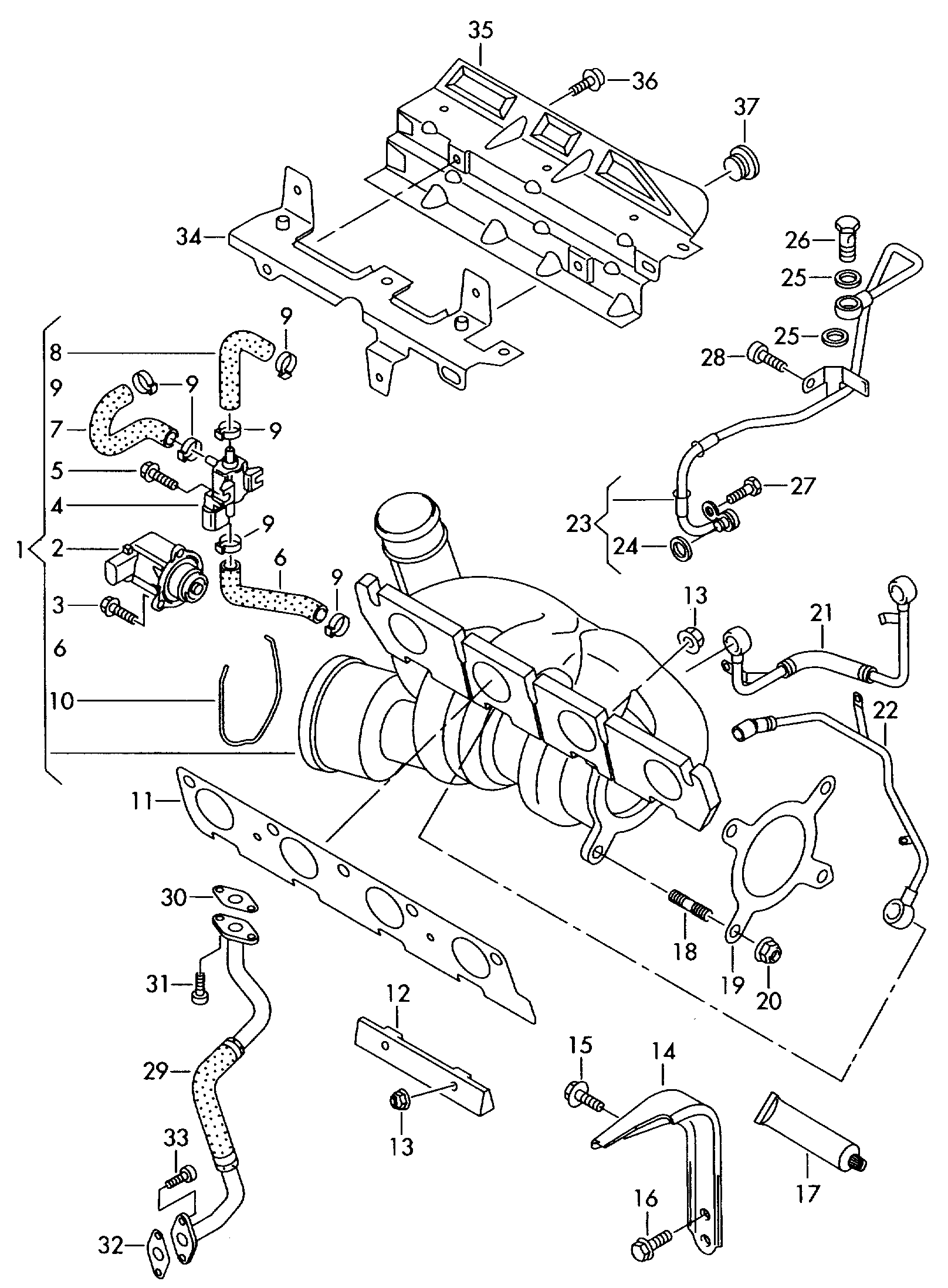 VW 06H 145 710 C - Pārplūdes gaisa vārsts, Kompresors ps1.lv