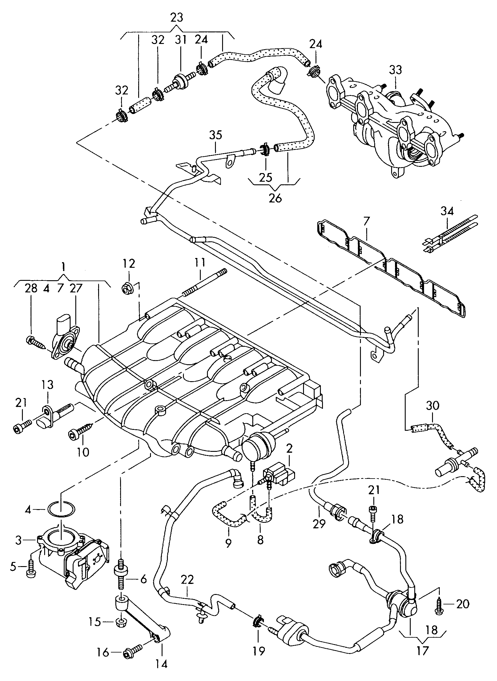 Skoda 07L 907 386 - Devējs, Ieplūdes kolektora pārslēgšanas aizvars ps1.lv