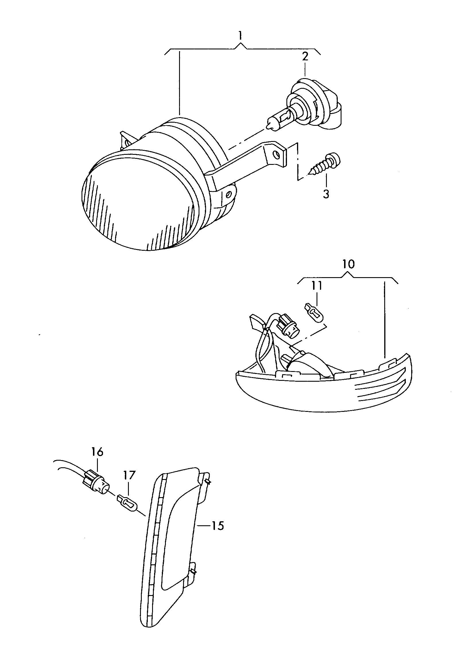 VAG 1T0941699C - Miglas lukturis ps1.lv