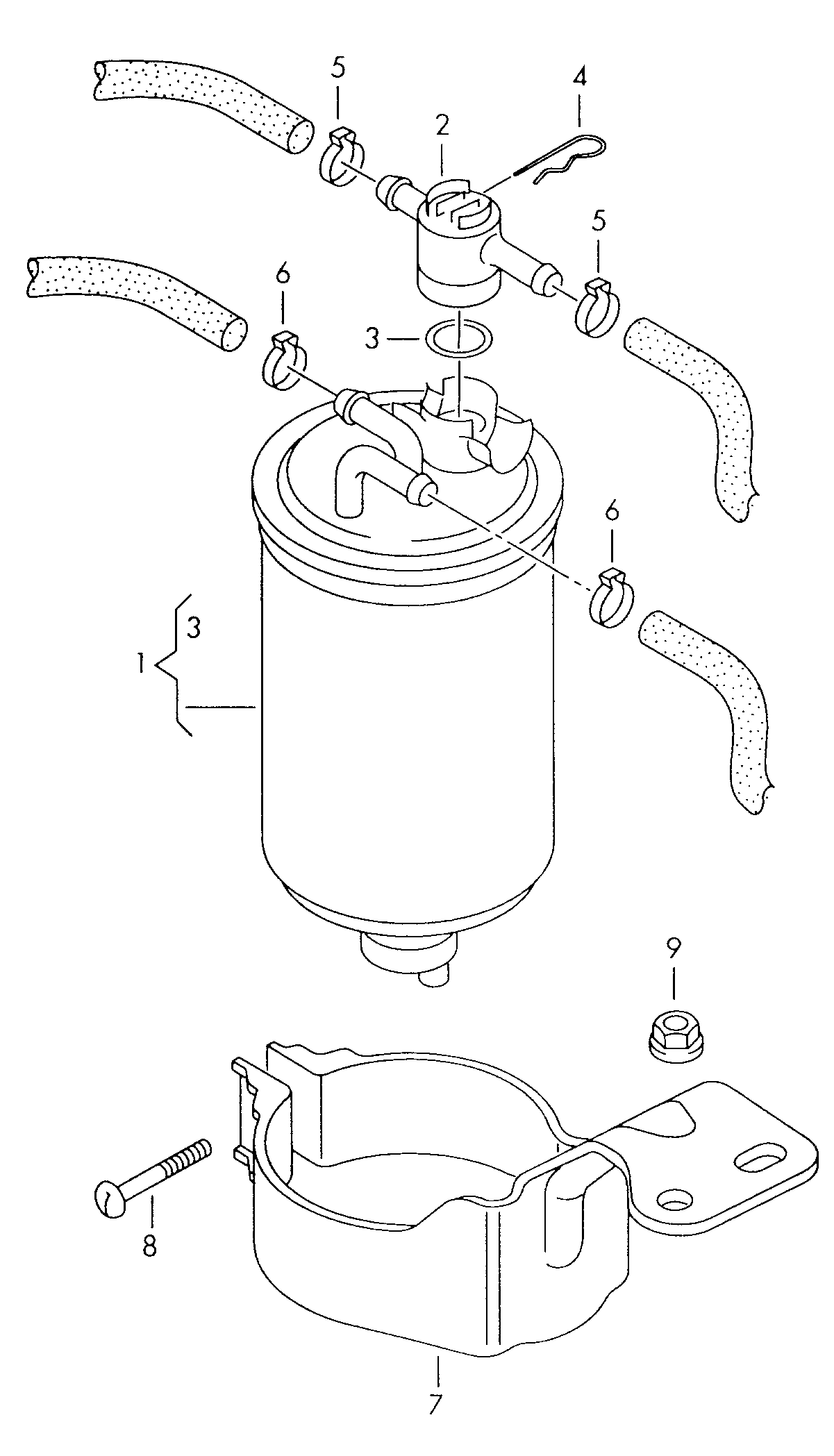 Seat 6N0 127 401 C - Degvielas filtrs ps1.lv